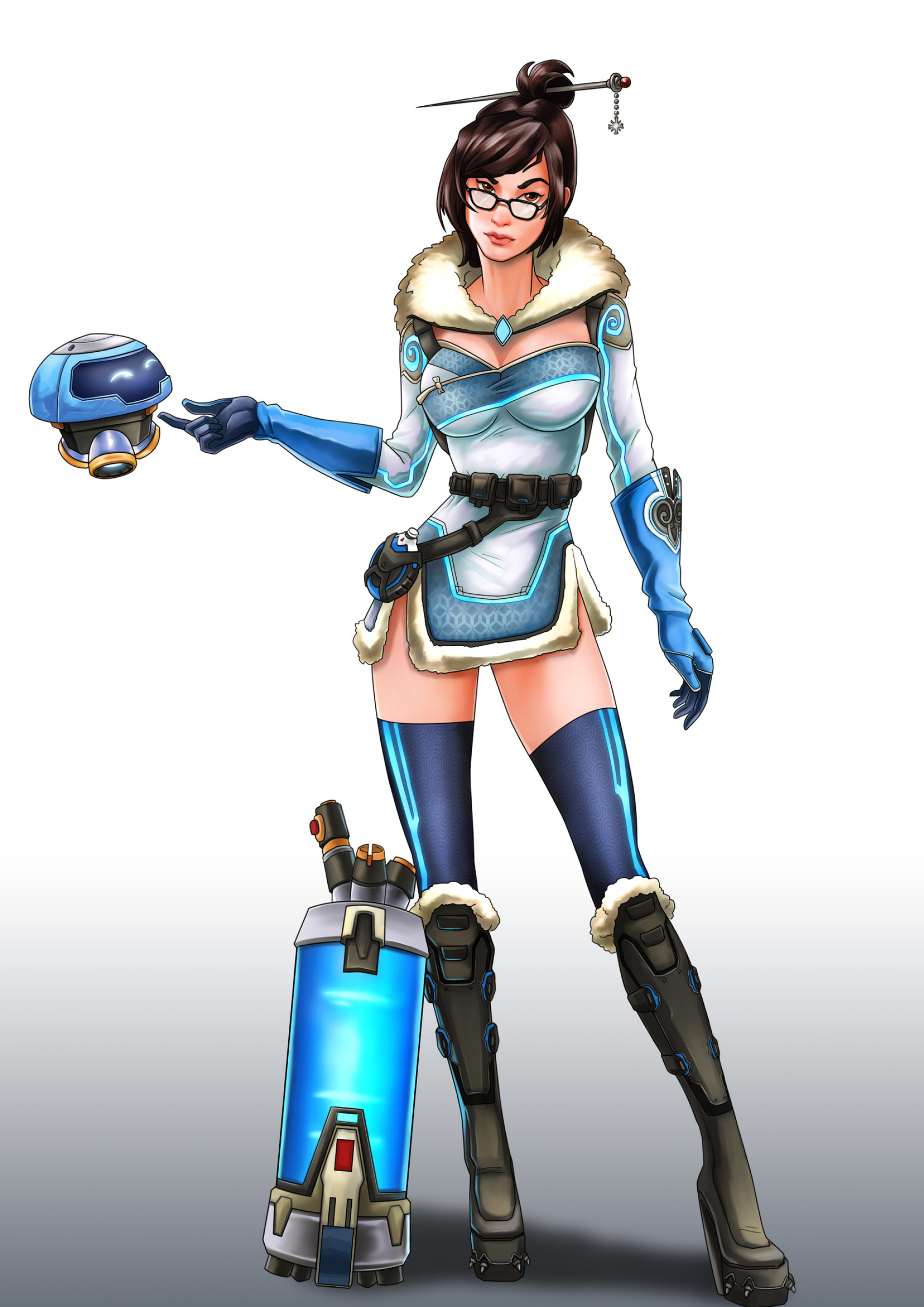 Mei (Overwatch), Artstation masterpiece, Overwatch fan community, Artistic inspiration, 1920x2720 HD Phone