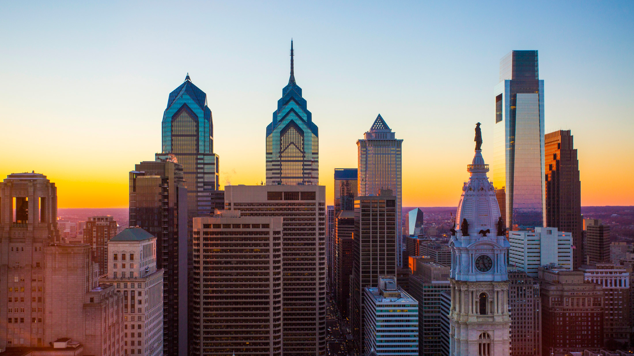 Philly Skyline, Philadelphia pass, Visit Philadelphia, Travel, 2200x1240 HD Desktop