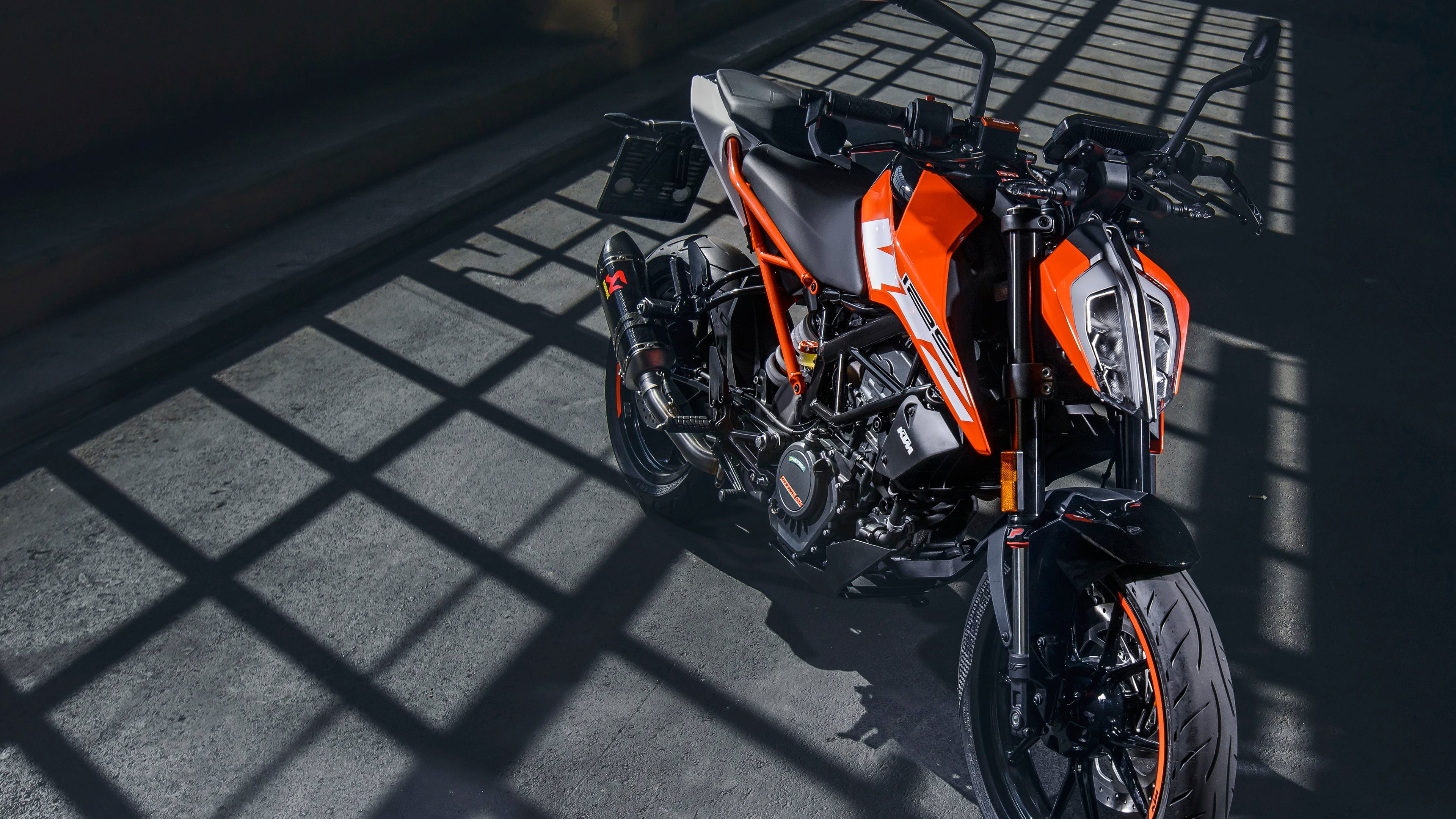 KTM 125 Duke, 2019 model, CED, 3840x2160 4K Desktop