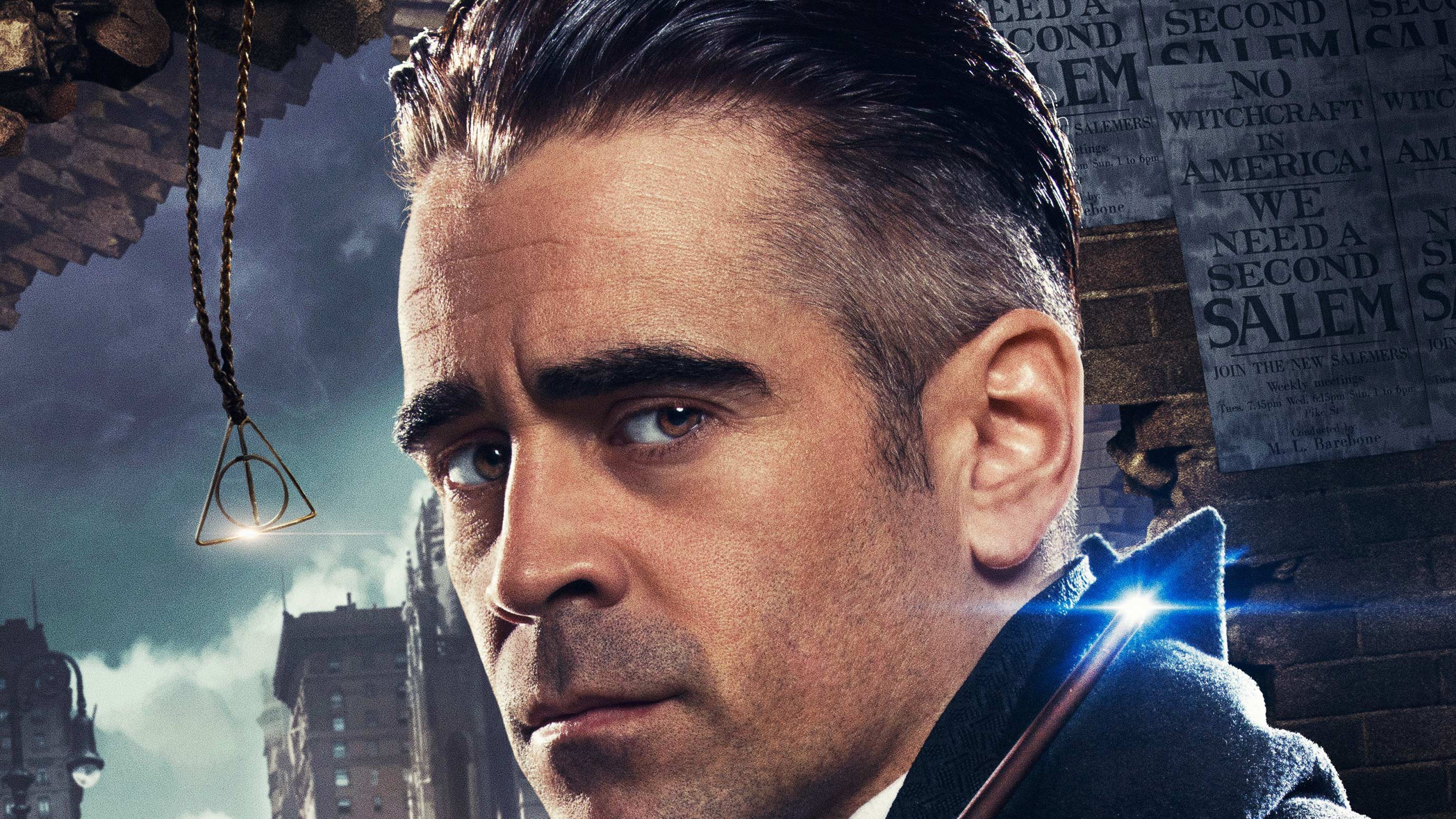 Fantastic Beasts, Colin Farrell, Best movies, Movies, 3840x2160 4K Desktop