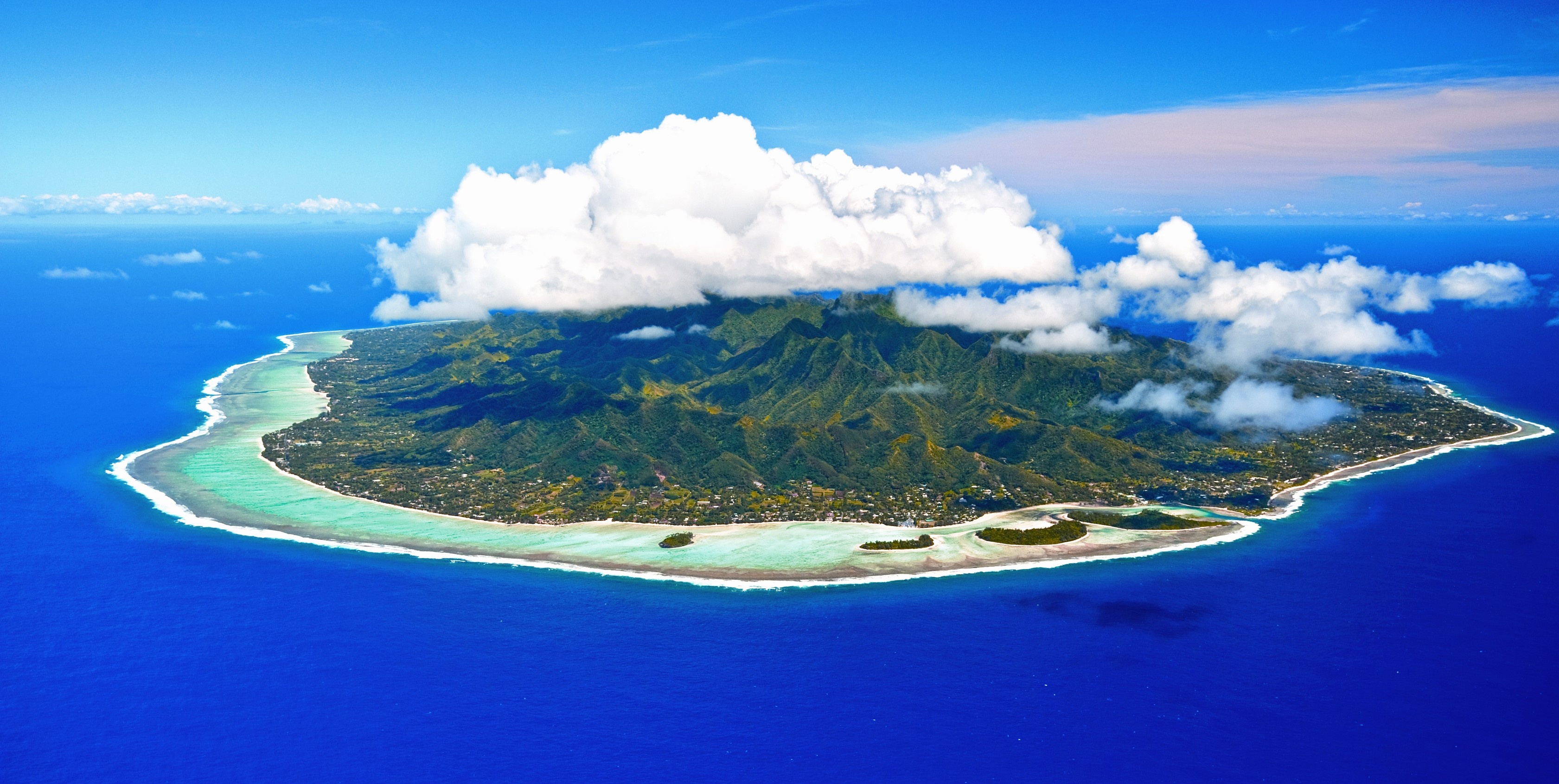 Rarotonga, Cook Islands Wallpaper, 3370x1700 HD Desktop