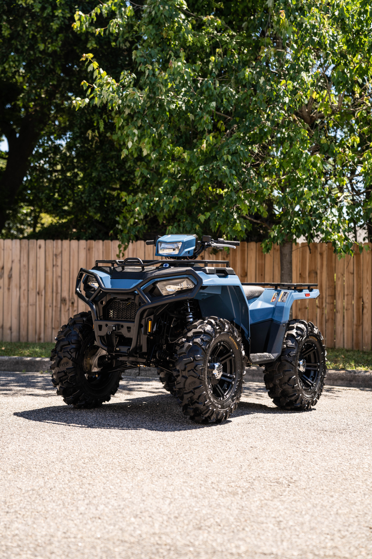 Polaris Sportsman 450 H.O., used 2022 zenith blue, 1280x1920 HD Phone