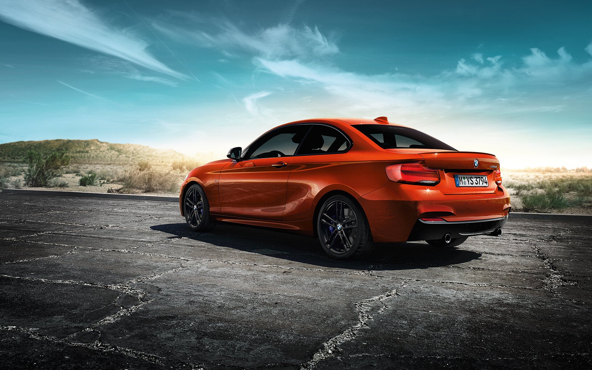 BMW 2 Series Facelift, 2017 model, Download wallpapers, Sleek design, 1920x1200 HD Desktop