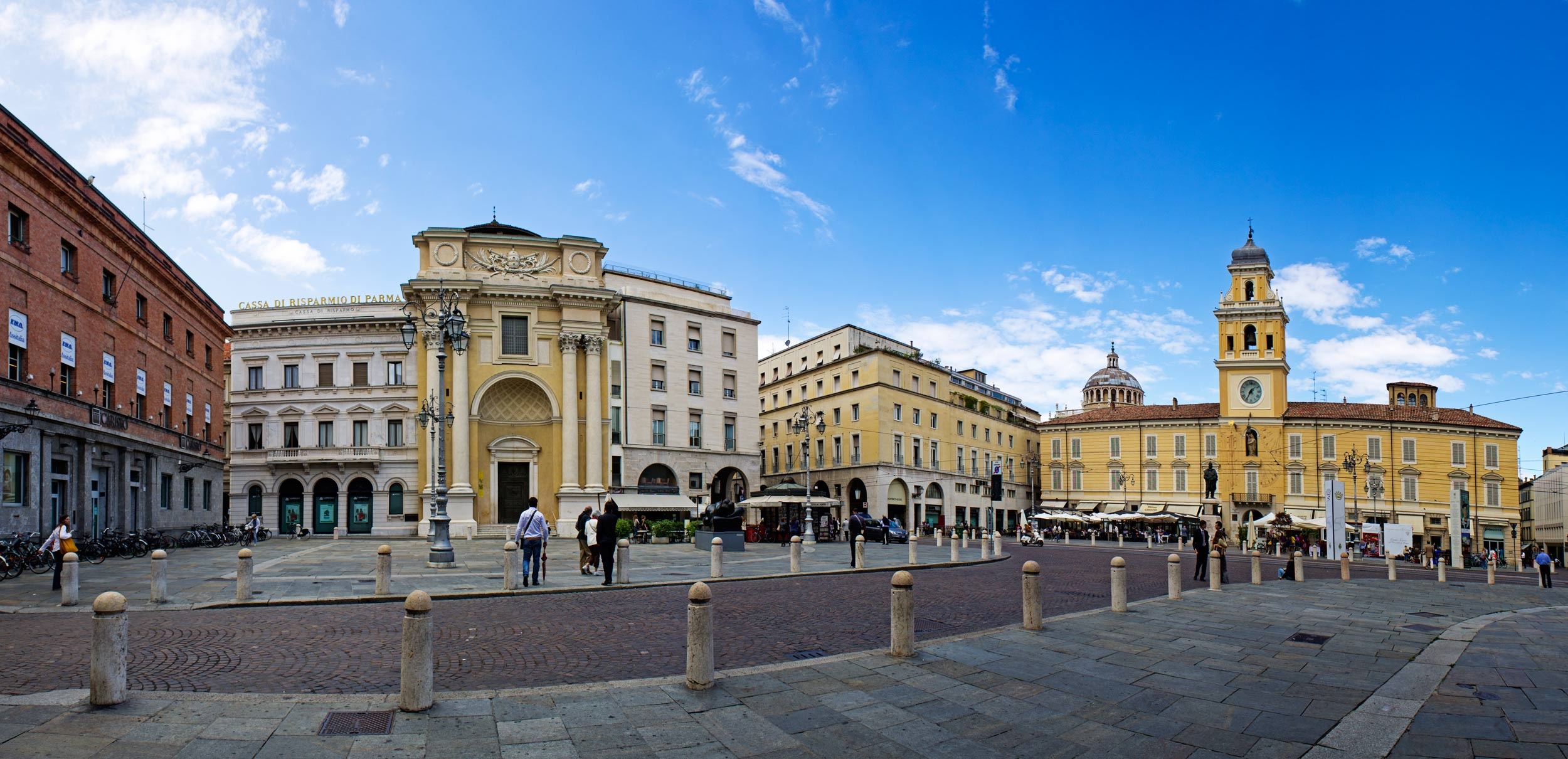 Parma, Panorama, Emilia Romagna, Photo, 2500x1210 Dual Screen Desktop