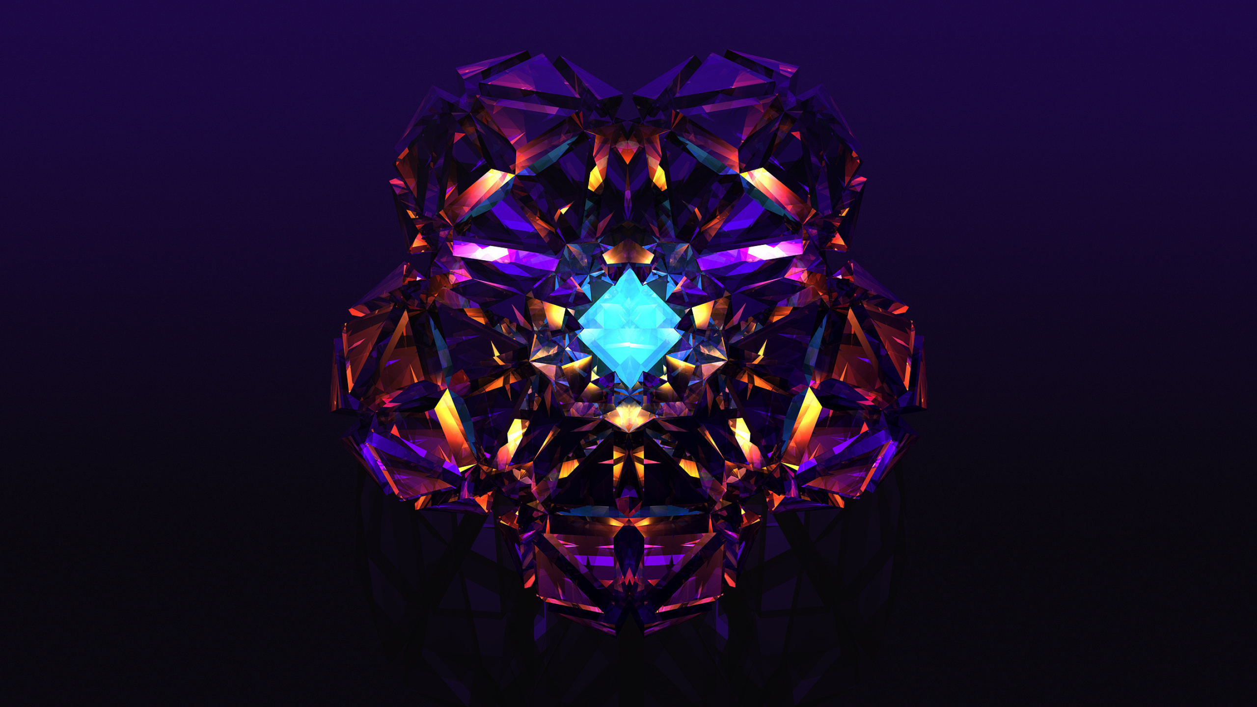 Abstract diamond art, Unique wallpaper, Stylish design, Creative imagery, 2560x1440 HD Desktop