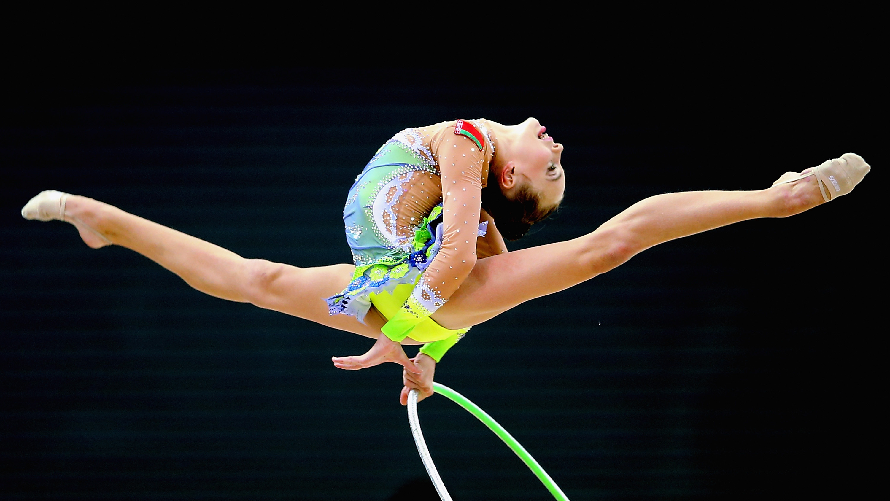 Hoop, Rhythmic Gymnastics Wallpaper, 3000x1690 HD Desktop