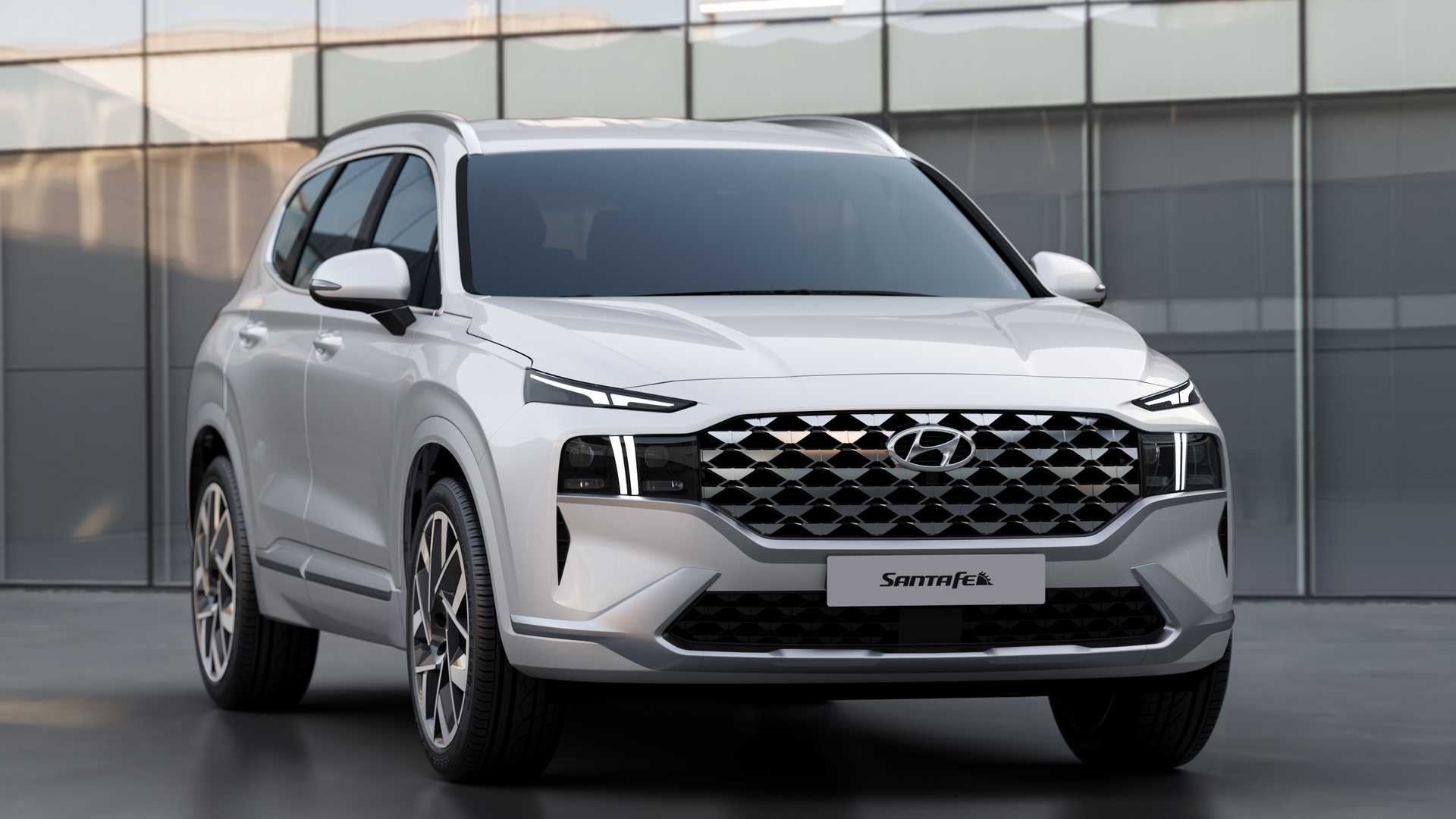 Hyundai Santa Fe, 2020 facelift, Plug-in hybrid, Auto, 1920x1080 Full HD Desktop