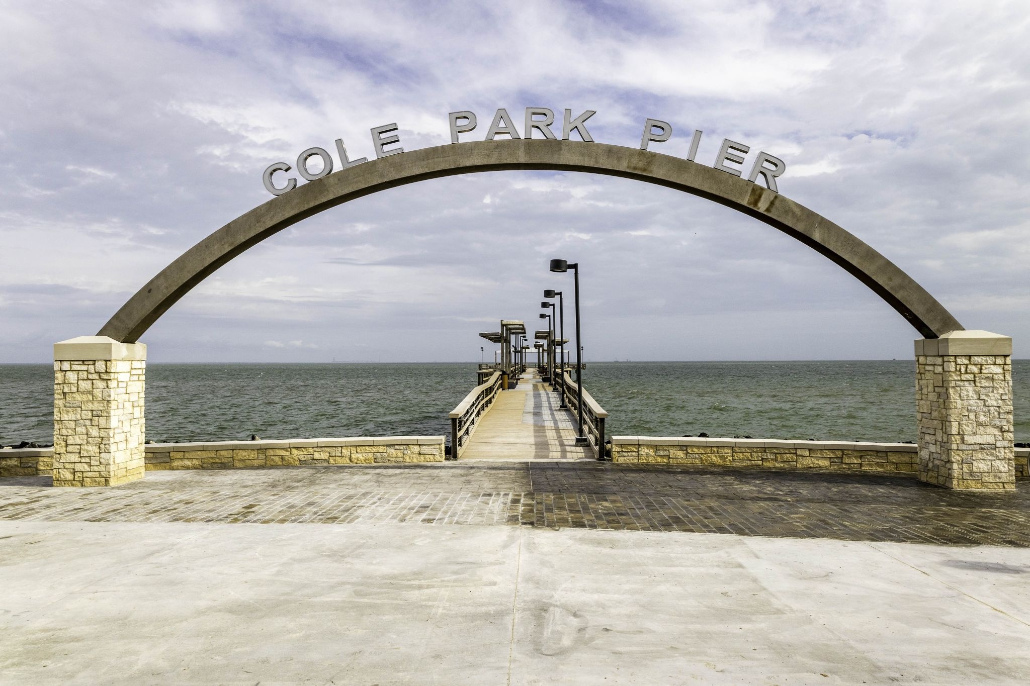 Cole Park Pier, Corpus Christi Wallpaper, 2050x1370 HD Desktop