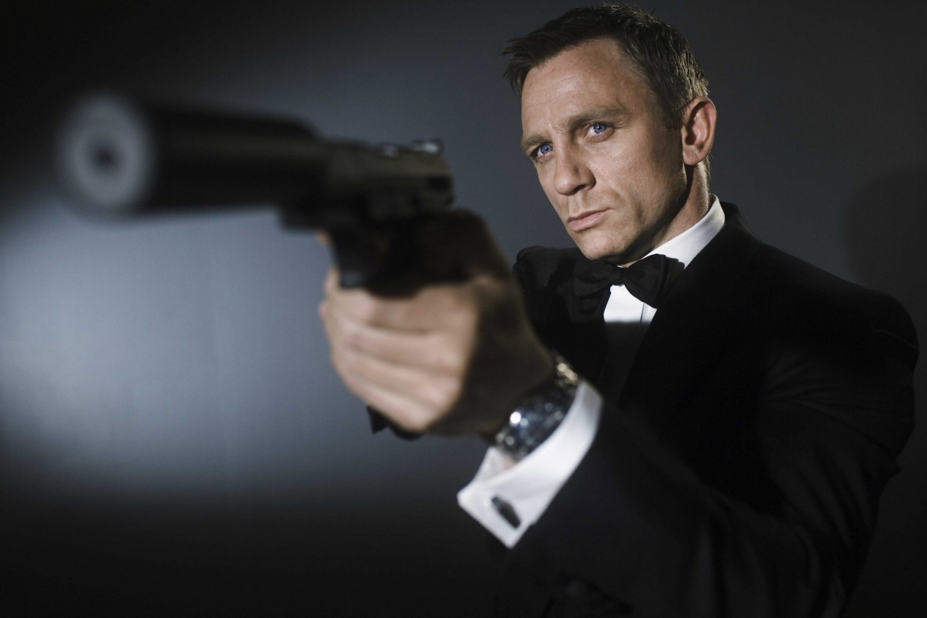 James Bond, Daniel Craig, Agent Gun, 4k Wallpaper, 3240x2160 HD Desktop