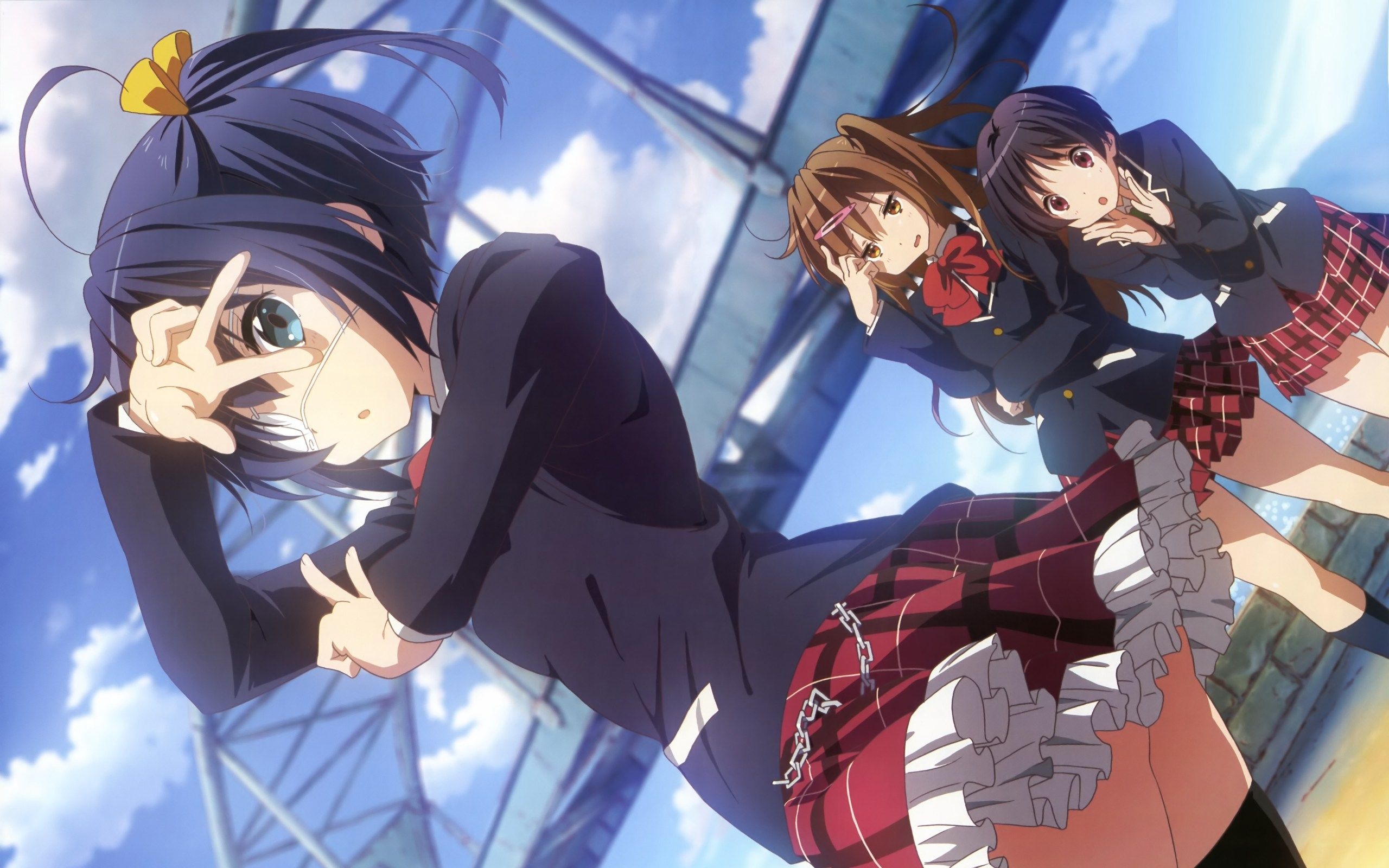 Love, Chunibyo and Other Delusions, Chuunibyou demo koi ga shitai, Anime backgrounds, Popular series, 2560x1600 HD Desktop