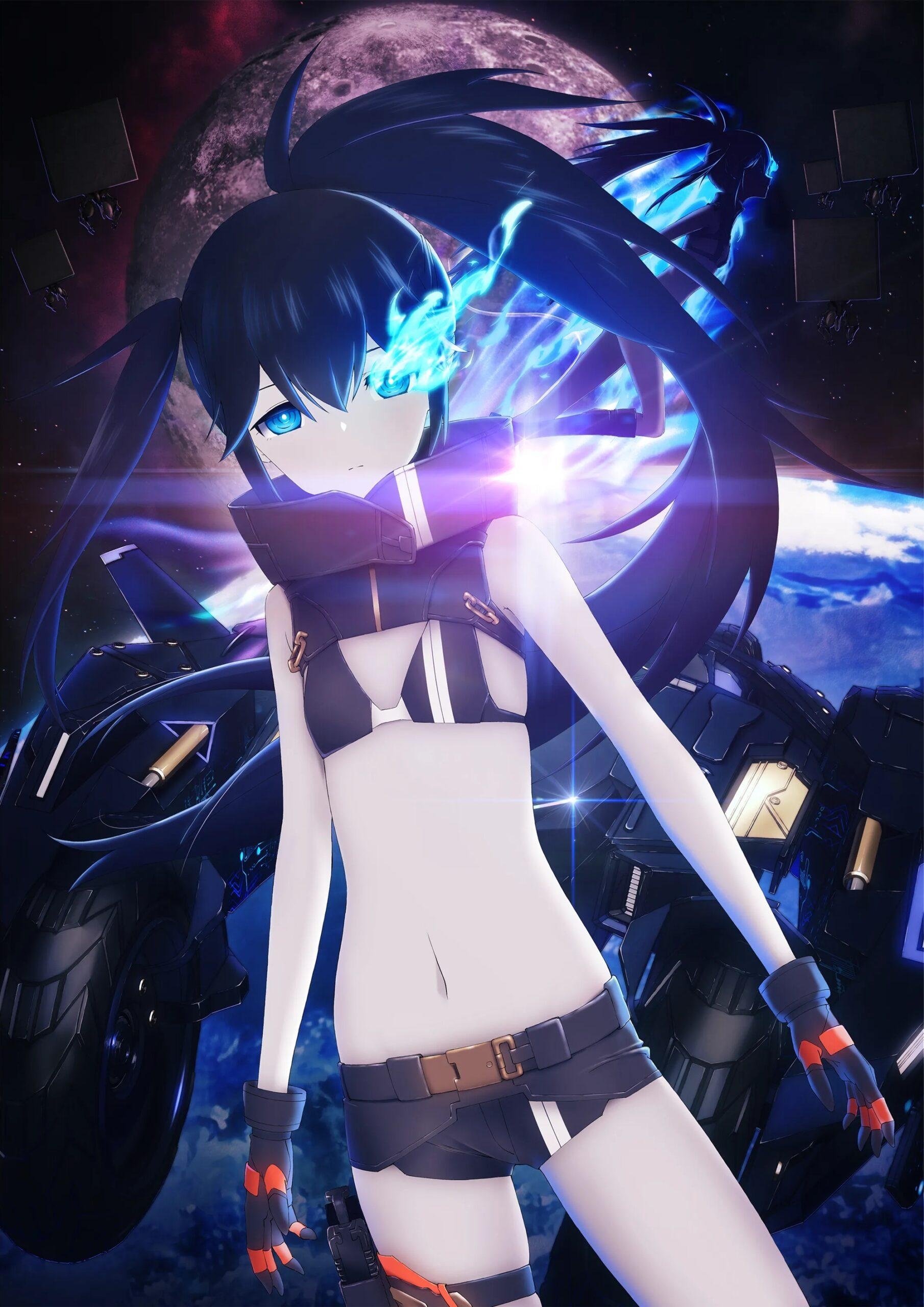 Black Rock Shooter, Dawn fall, Anime shows first, Promo video, 1810x2560 HD Phone