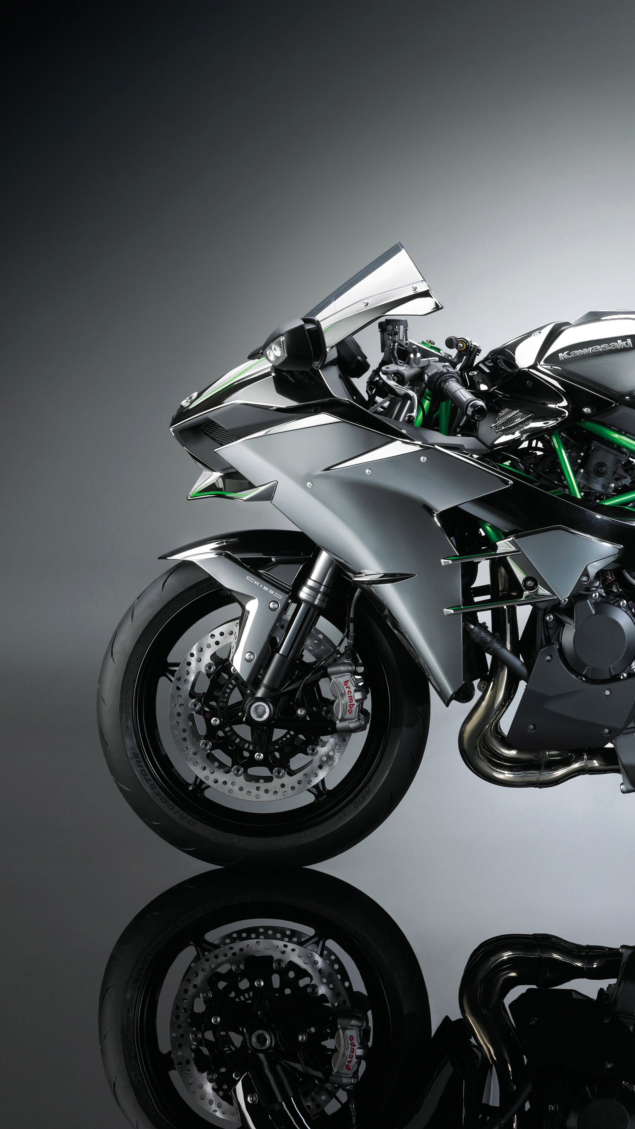 Kawasaki Ninja H2, Auto, Sony Xperia, HD wallpapers, 2160x3840 4K Phone