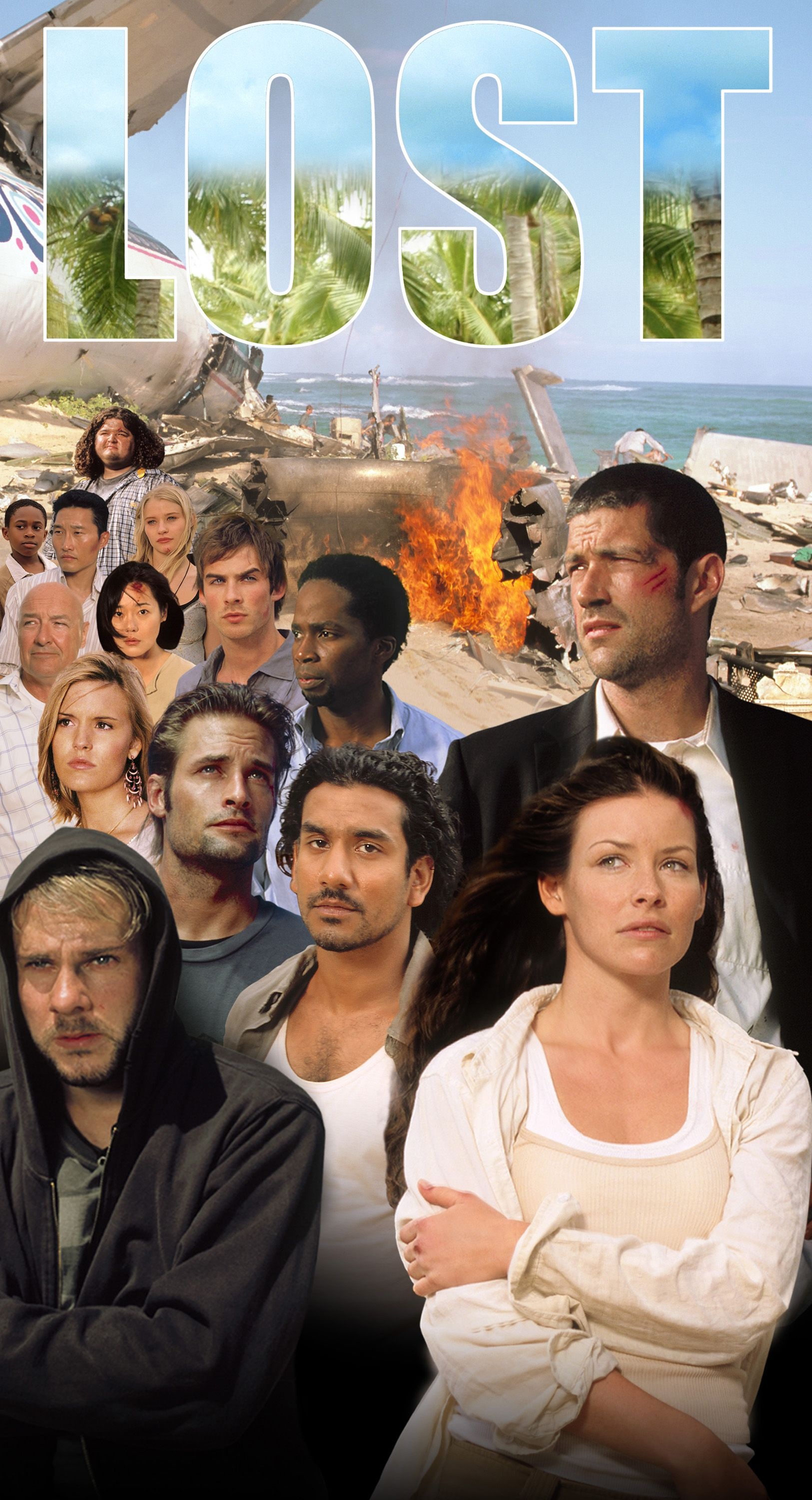 Lost TV Series, Season 1, Anniversary, Lost poster, 1630x3000 HD Phone