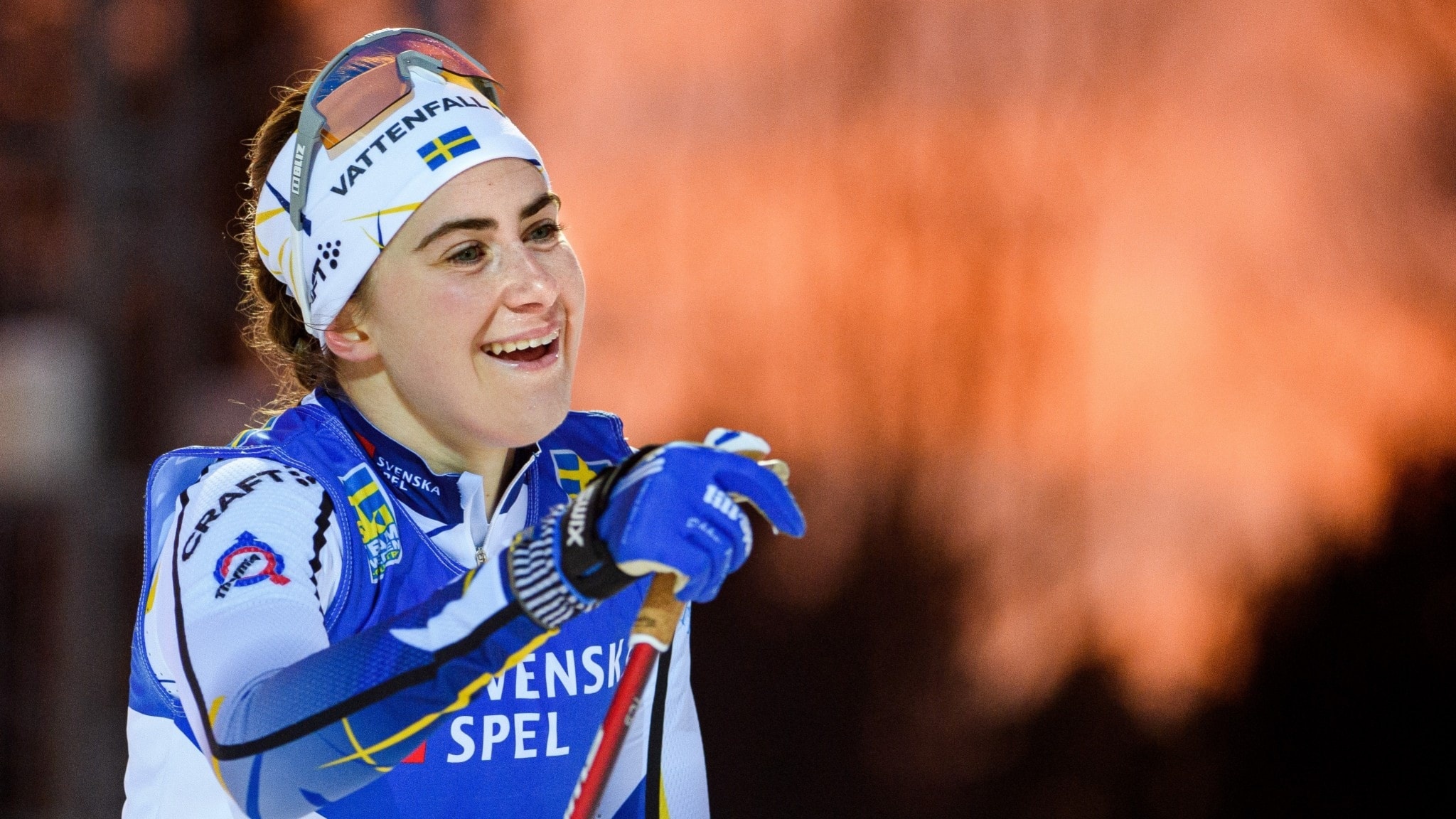 Ebba Andersson, tour de ski, 2050x1160 HD Desktop