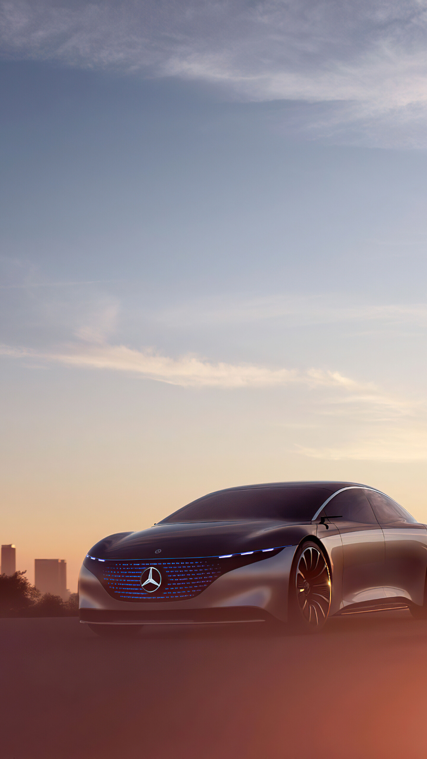 Mercedes-Benz Vision EQS, HD 4K wallpapers, Samsung Galaxy S6, Stunning images, 1440x2560 HD Phone