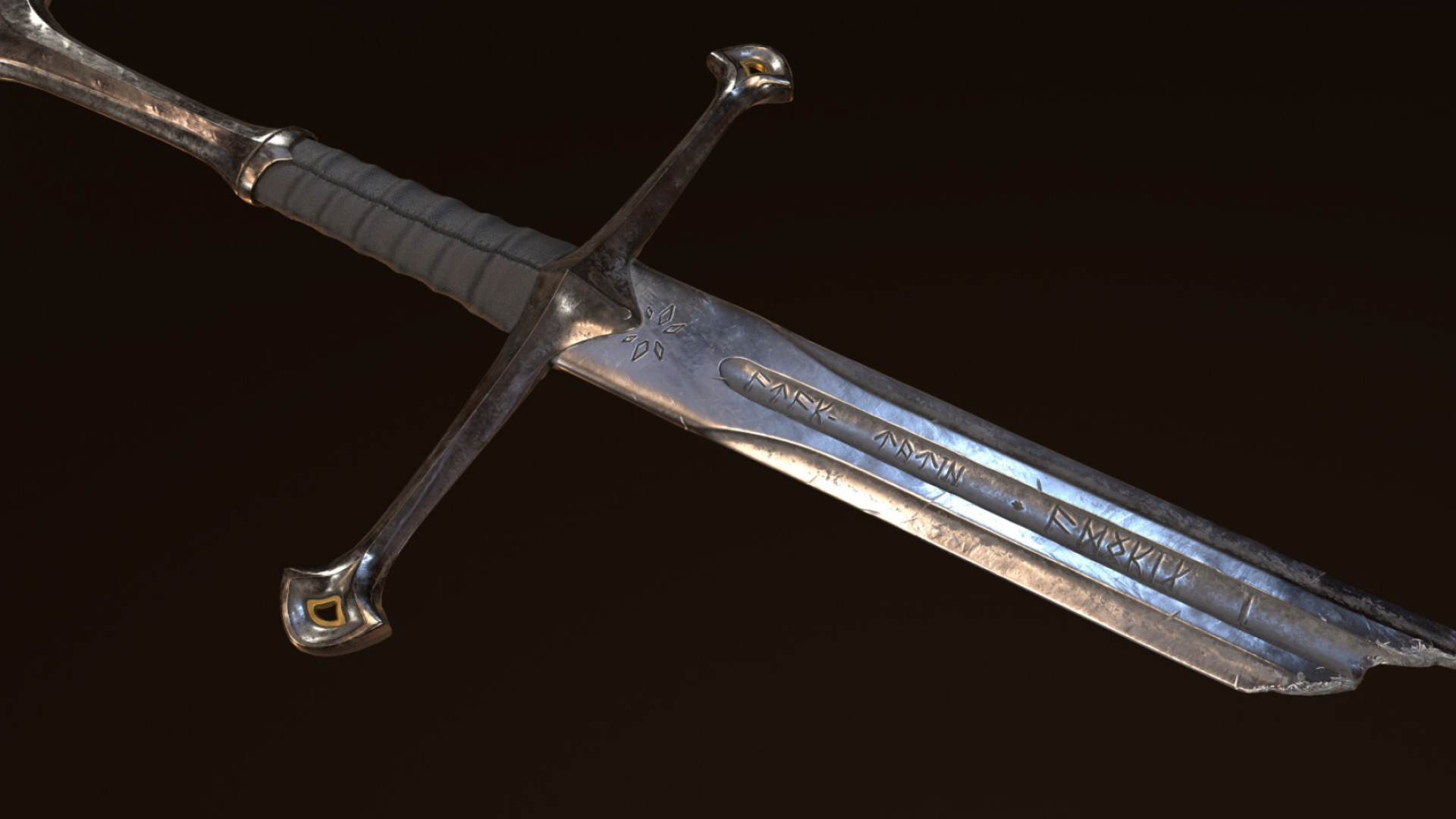 Narsil Sword, Broken masterpiece, Sword of destiny, Epic relic, 1920x1080 Full HD Desktop