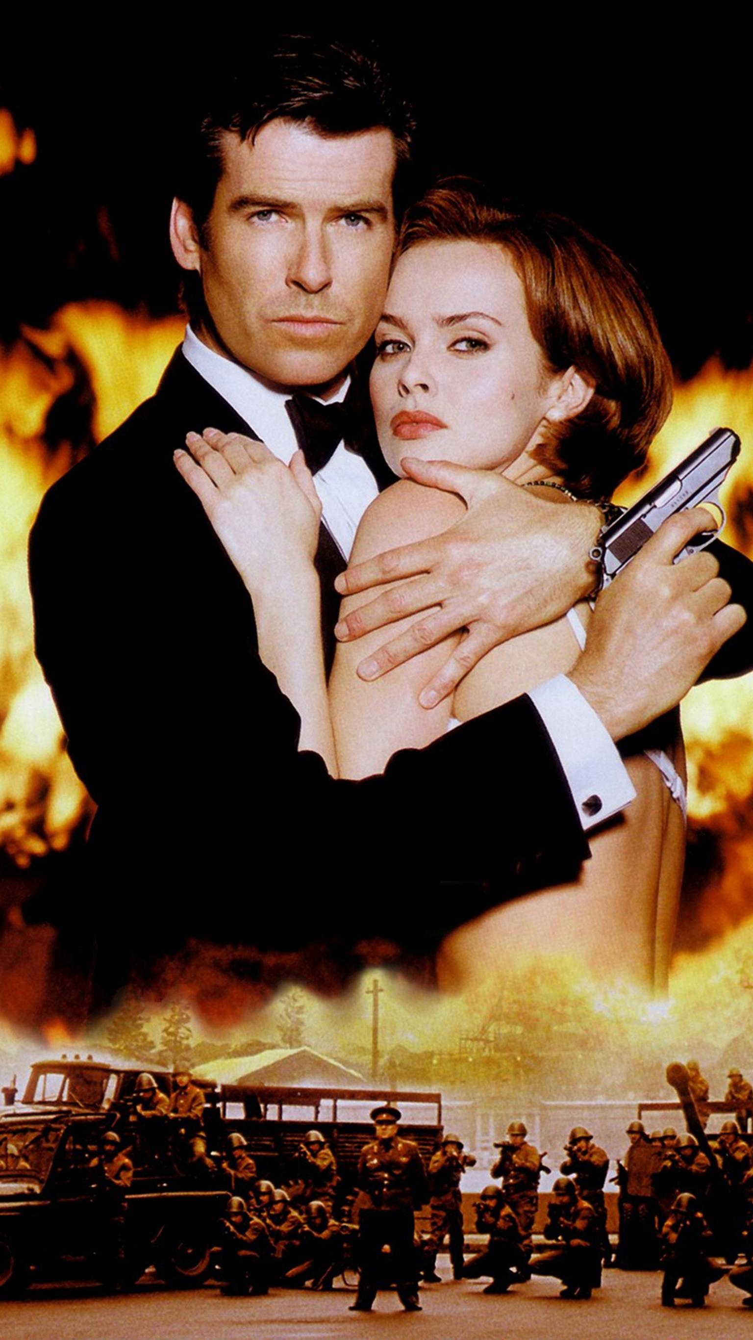 Goldeneye, Pierce Brosnan's debut, Epic Bond adventure, Memorable soundtrack, 1540x2740 HD Phone