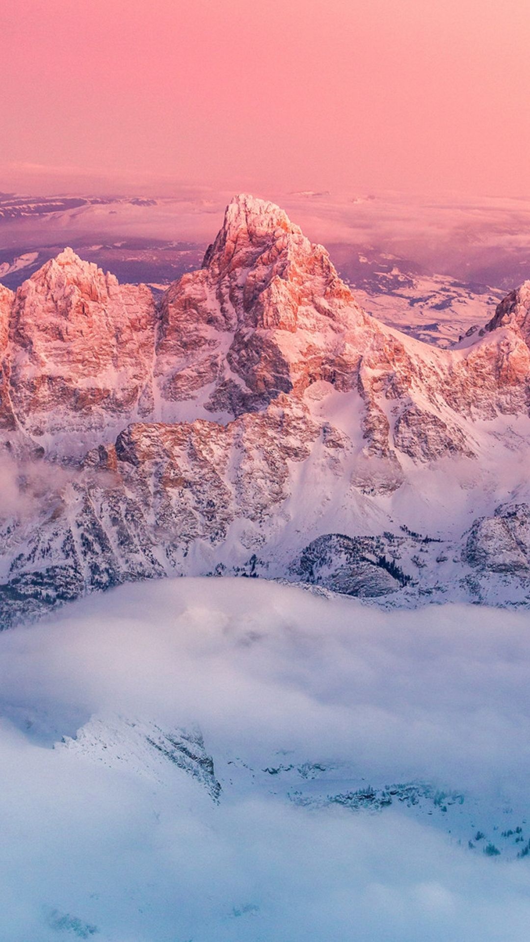 Aerial view, Grand Teton National Park Wallpaper, 1080x1920 Full HD Phone