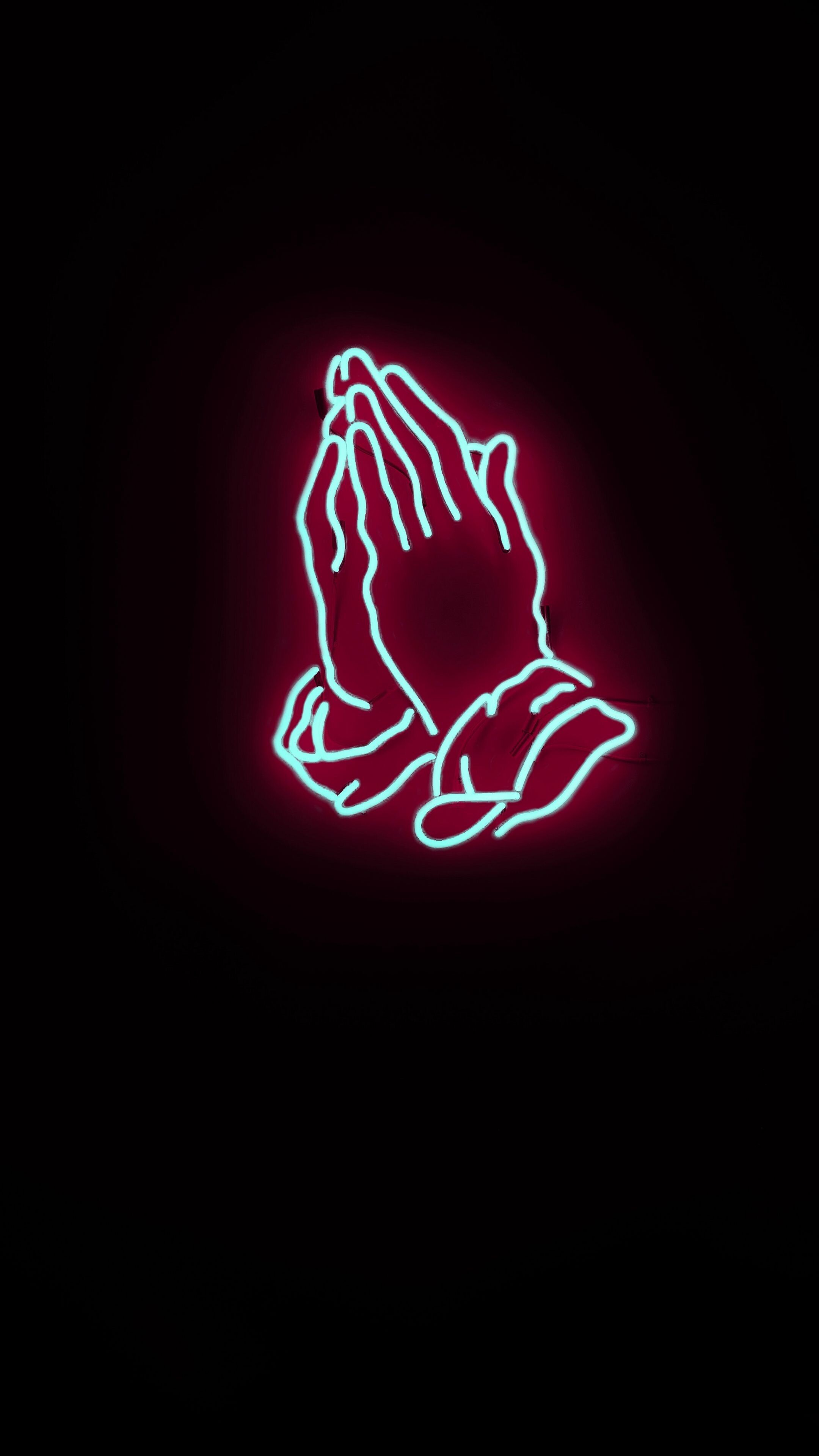 Gratitude gesture, Glow in the Dark Wallpaper, 2160x3840 4K Phone