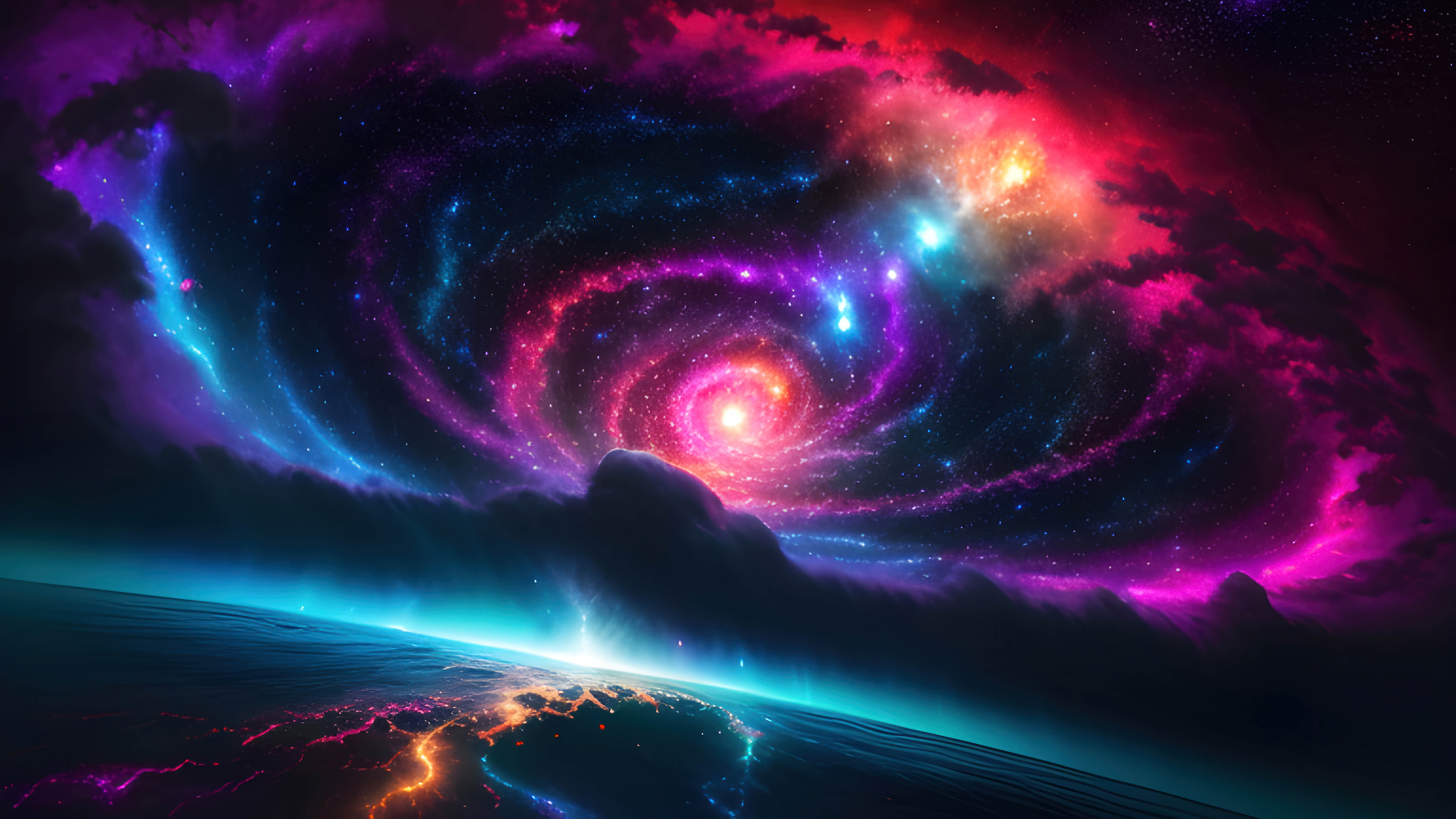 Galaxy, Nice Wallpaper, 3840x2160 4K Desktop