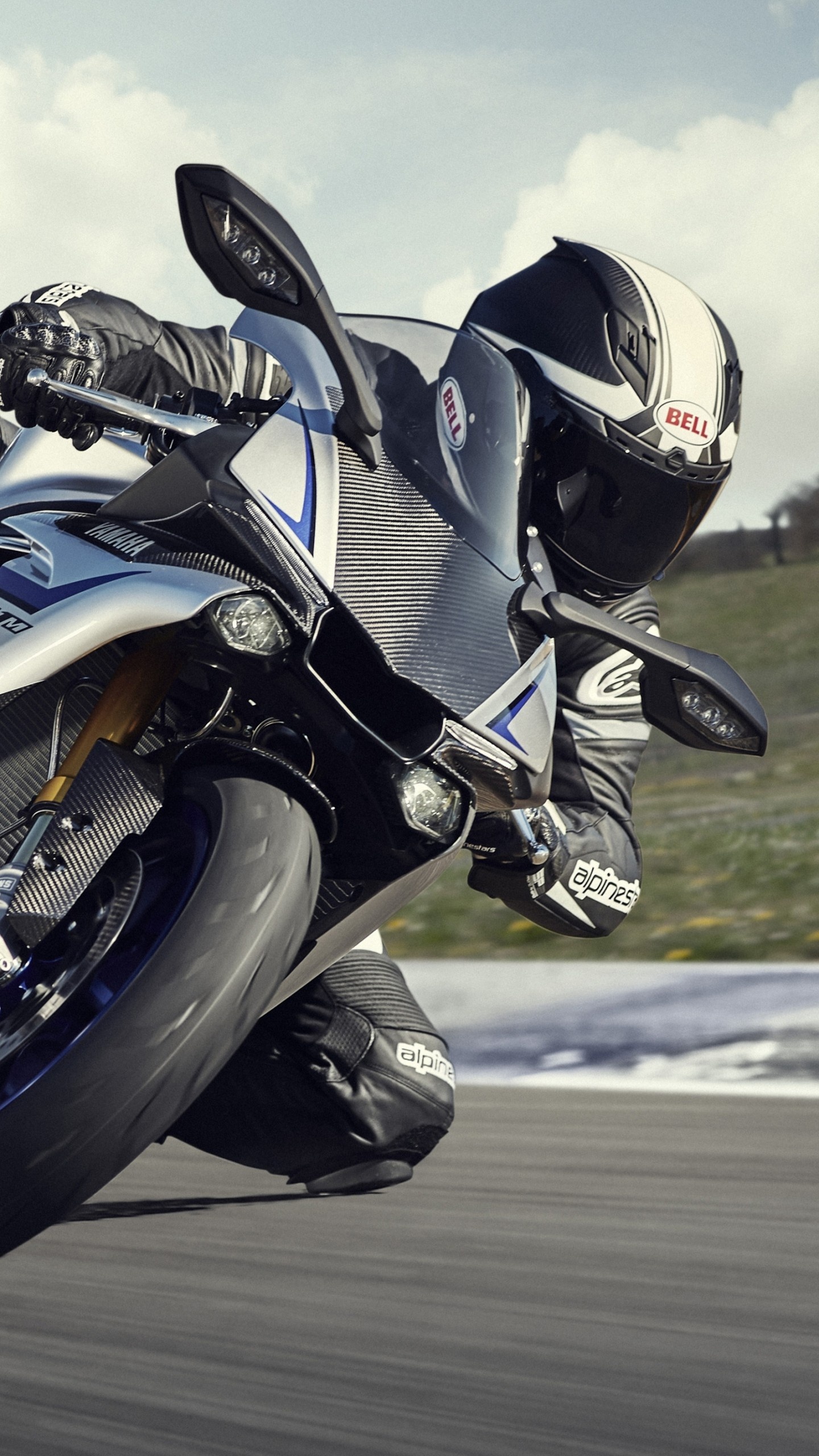 Yamaha YZF-R1, Motorcycle Racing Wallpaper, 1440x2560 HD Phone