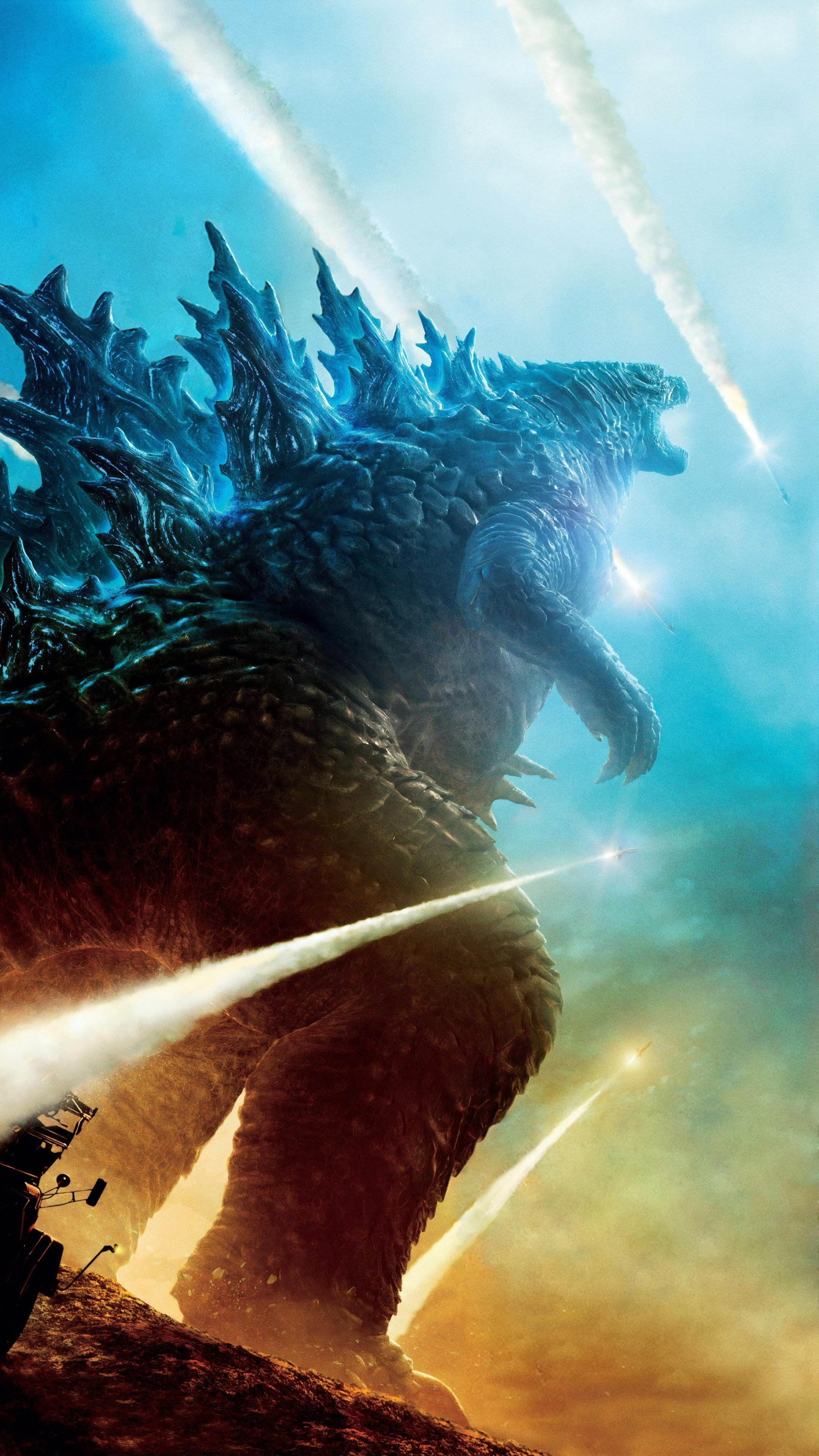 Godzilla: King of the Monsters, Sony Xperia wallpapers, 4K imagery, Majestic creature, 2160x3840 4K Phone