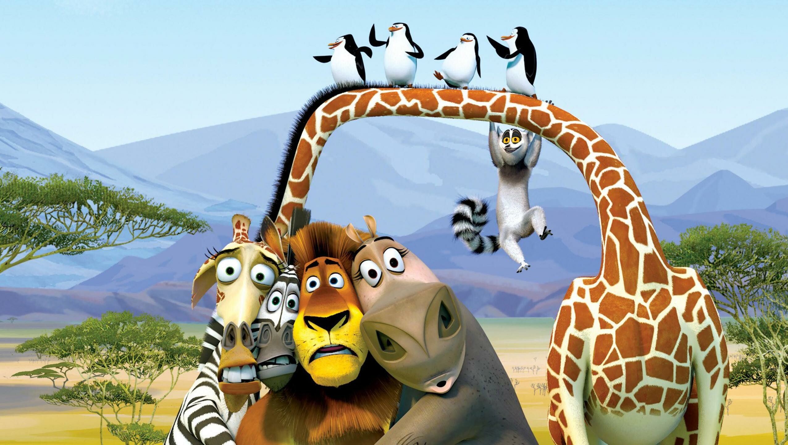 Madagascar, 2nd movie, Movie wallpapers, Background images, 2560x1450 HD Desktop