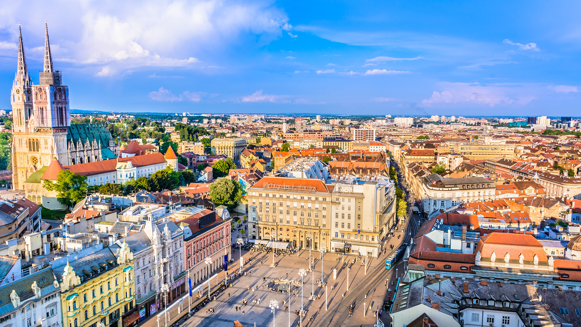 Zagreb, Fascinating alleys, Stunning coastal waters, Croatian charm, 1920x1080 Full HD Desktop