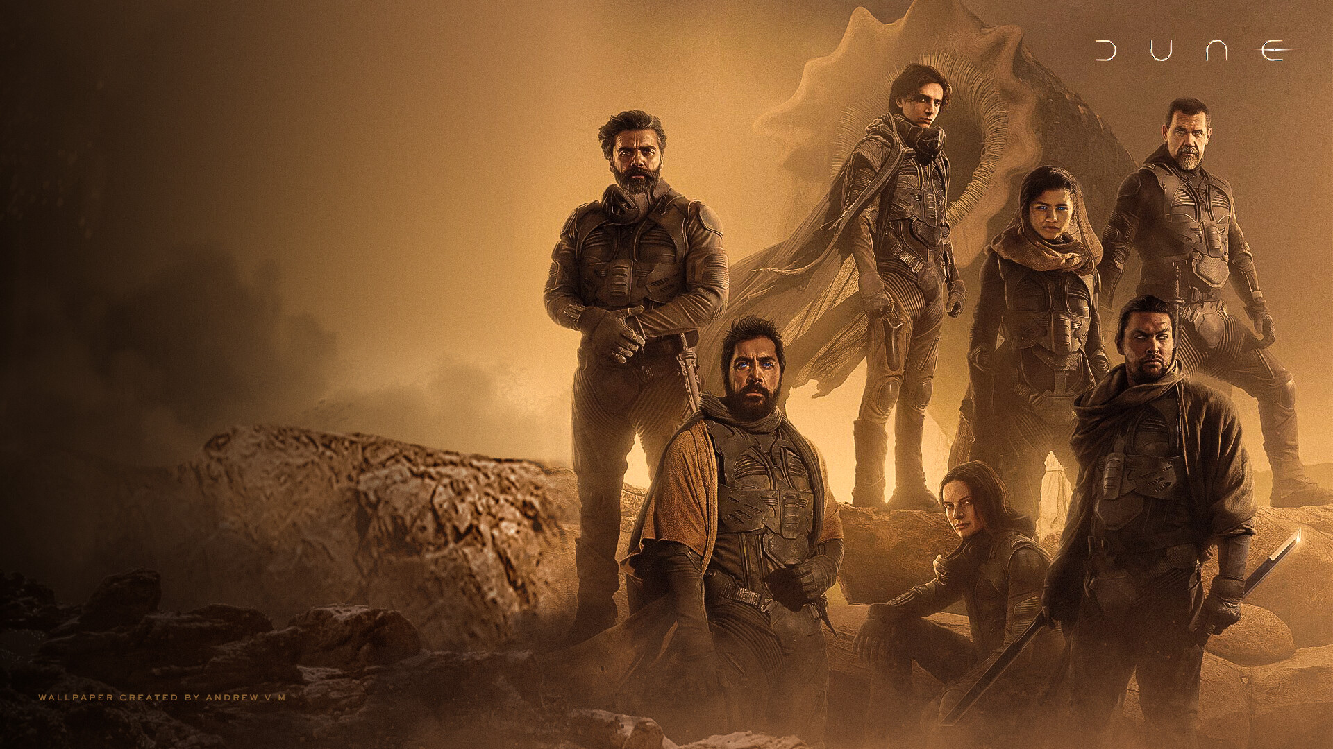 Dune movie (2021), Cinematic spectacle, Futuristic adventure, Legendary source material, 1920x1080 Full HD Desktop