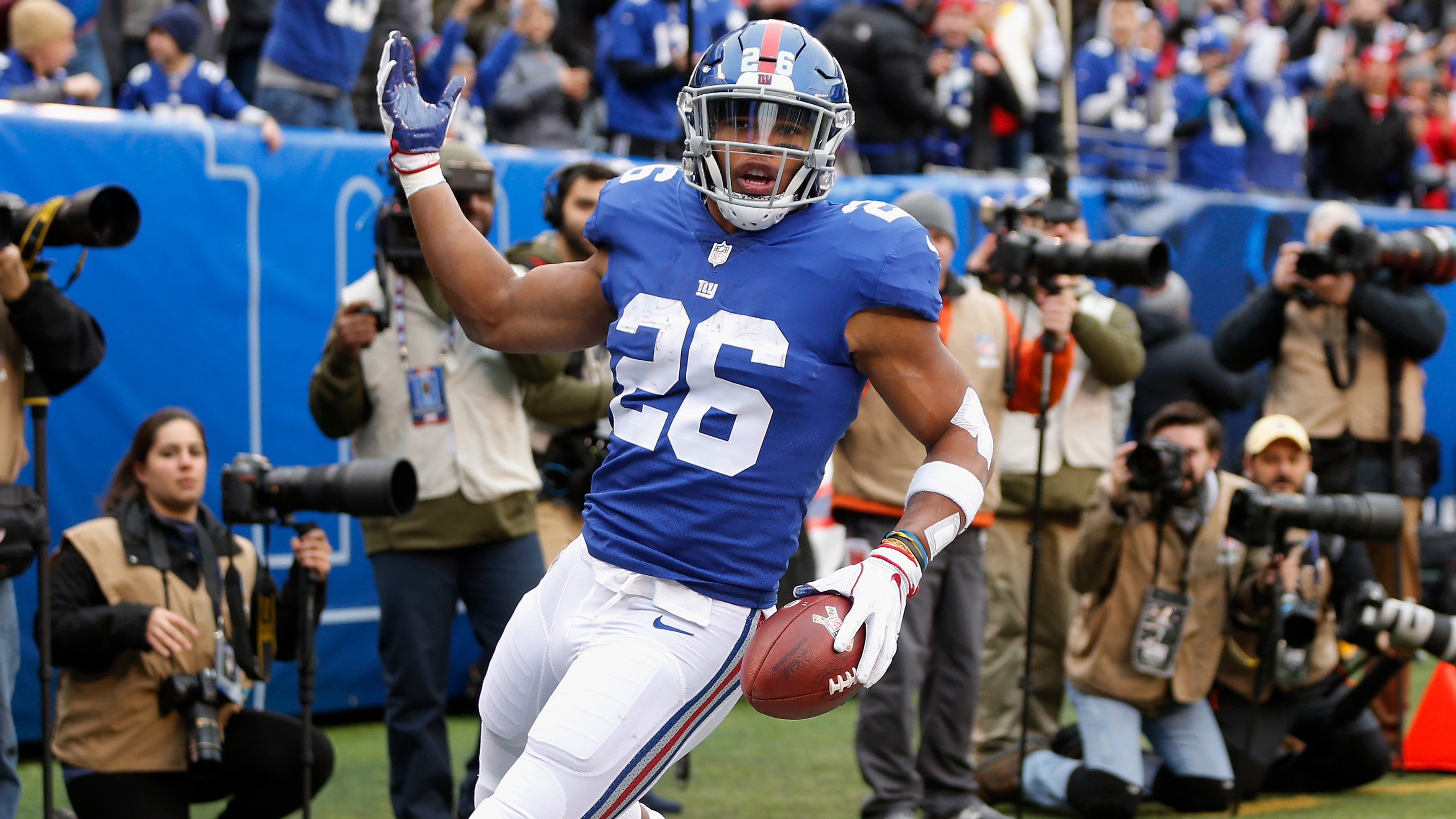 Saquon Barkley, Sports, New York, Football, 3480x1960 HD Desktop