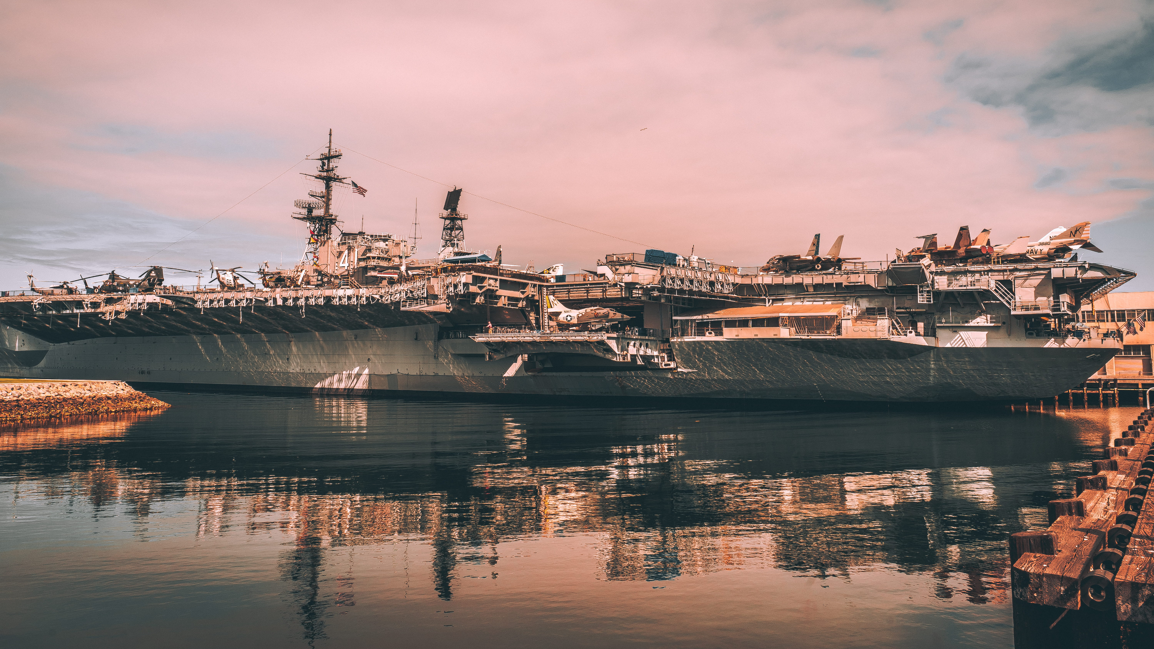 USS Midway Museum, Maritime Museum Wallpaper, 3840x2160 4K Desktop