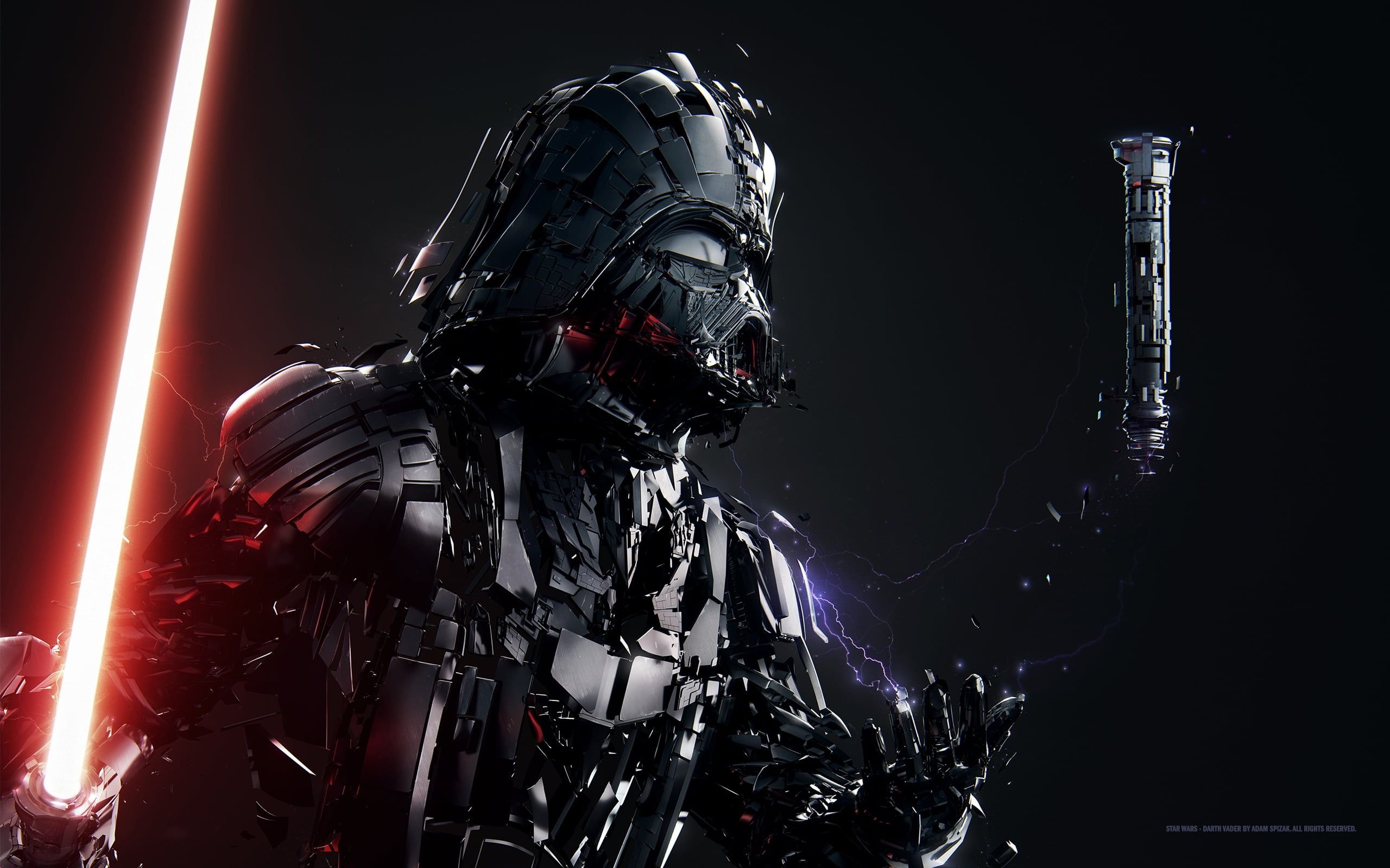 Darth Vader, Sith Lord art, Star Wars wallpaper, Fan art masterpiece, 2560x1600 HD Desktop