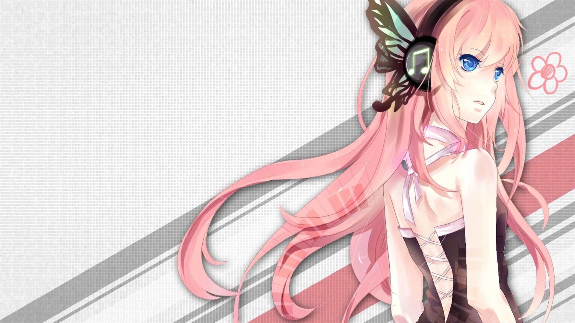 Luka Megurine, Striking beauty, Anime idol, Mesmerizing music, 1920x1080 Full HD Desktop