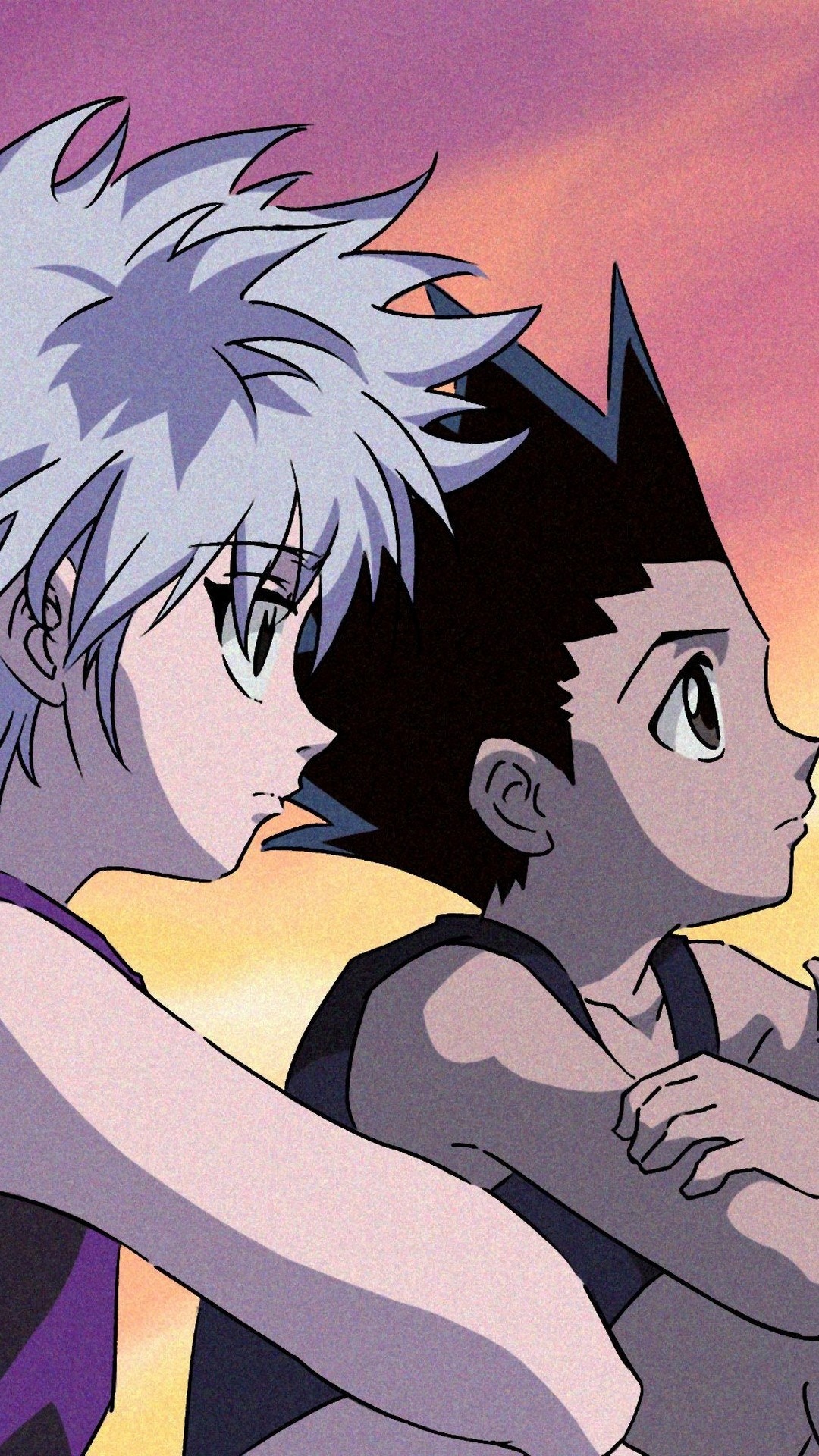 Gon and Killua, Anime duo, iPhone X wallpaper, HD, 1080x1920 Full HD Phone