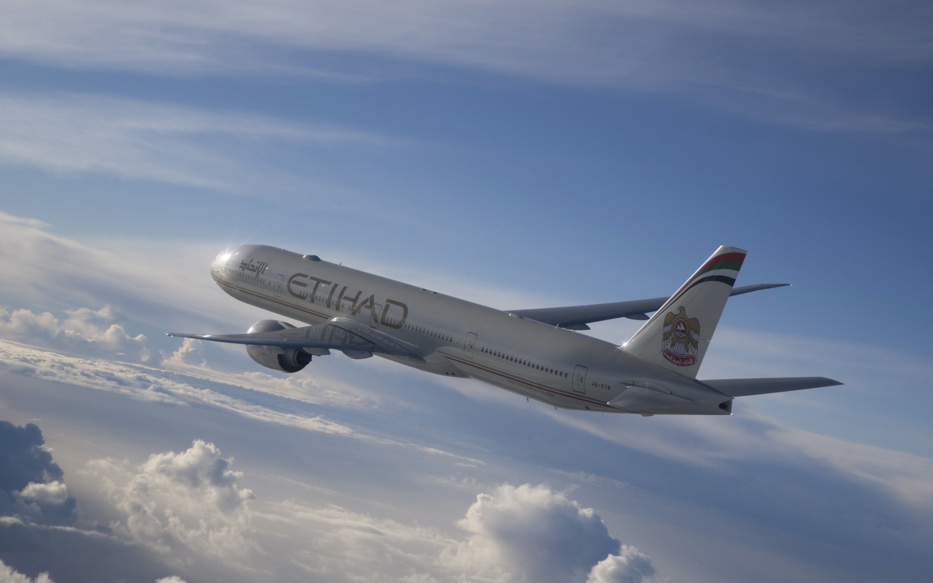 Etihad Airways, Boeing 777, Airliner aircraft, Plane wallpaper, 1920x1200 HD Desktop