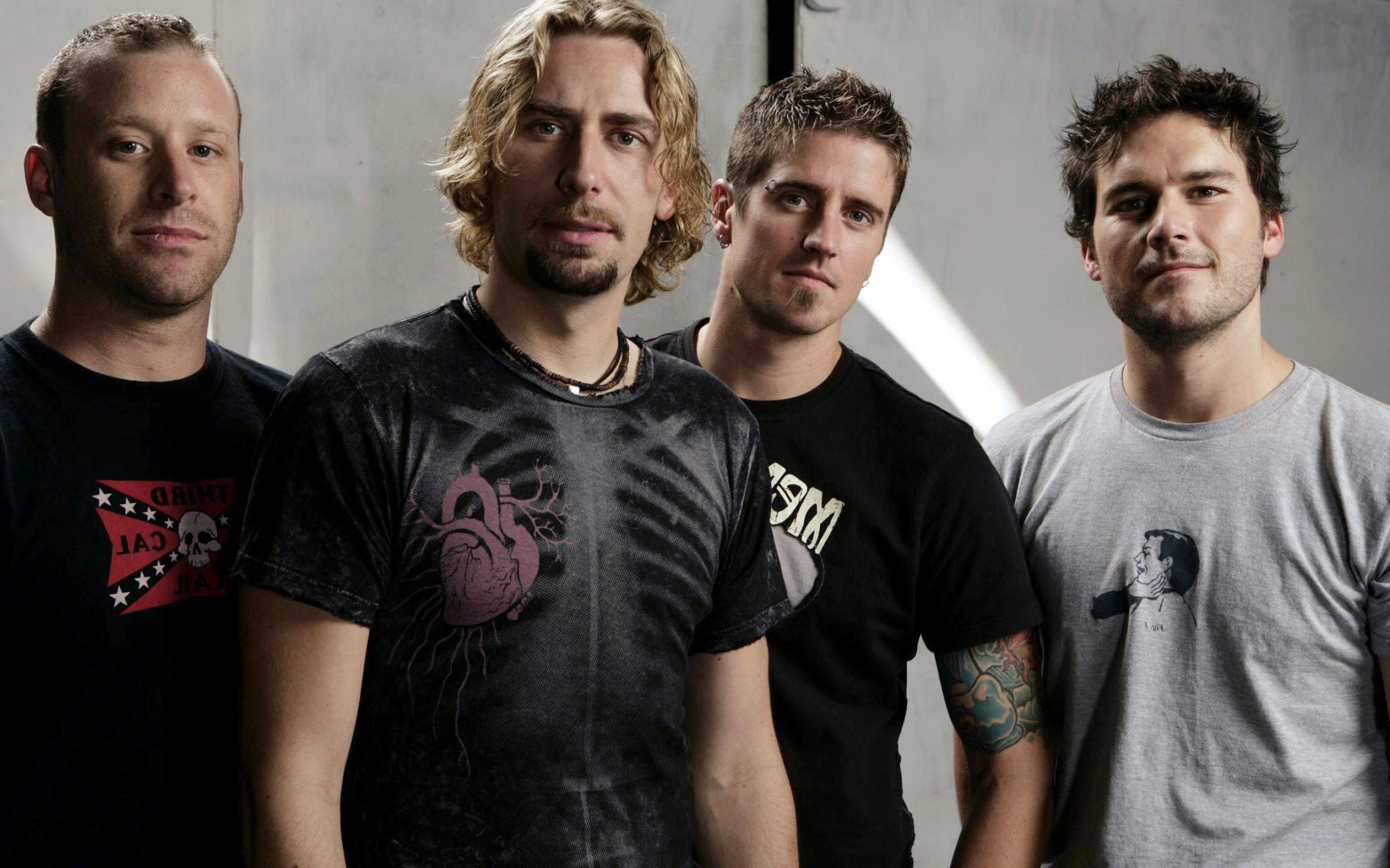 Nickelback desktop wallpaper, Band's iconic image, Rock music aesthetic, 2560x1600 HD Desktop