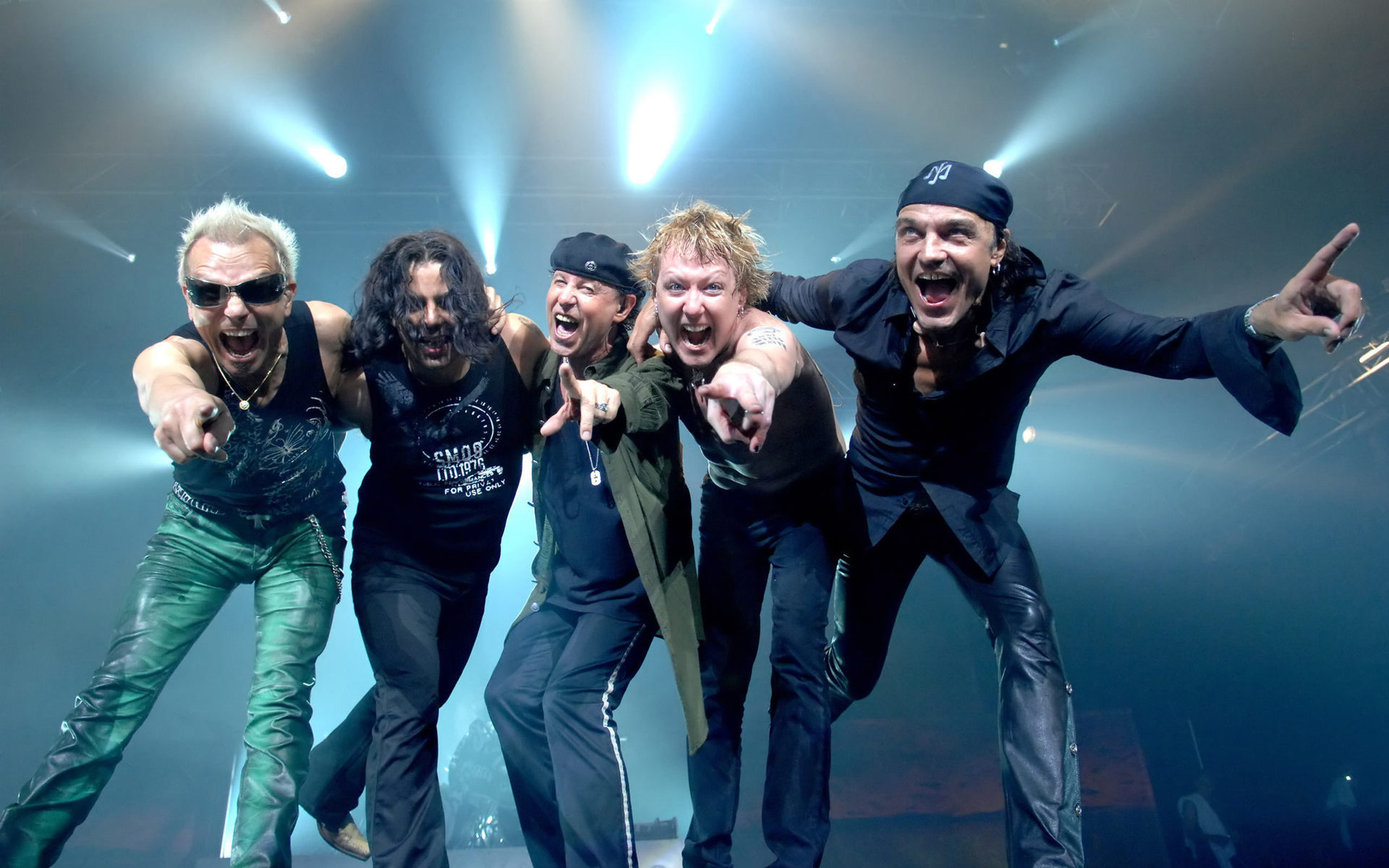 Rudolf Schenker, Klaus Meine, Matthias Jabs, James Kottak, 1920x1200 HD Desktop