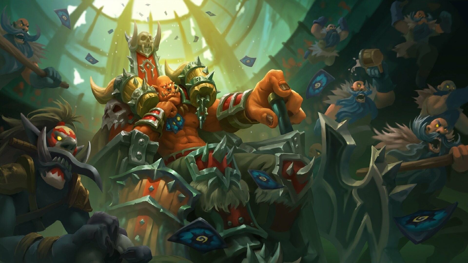 Dwarf, Garrosh Hellscream, Hearthstone, High definition, 1920x1080 Full HD Desktop