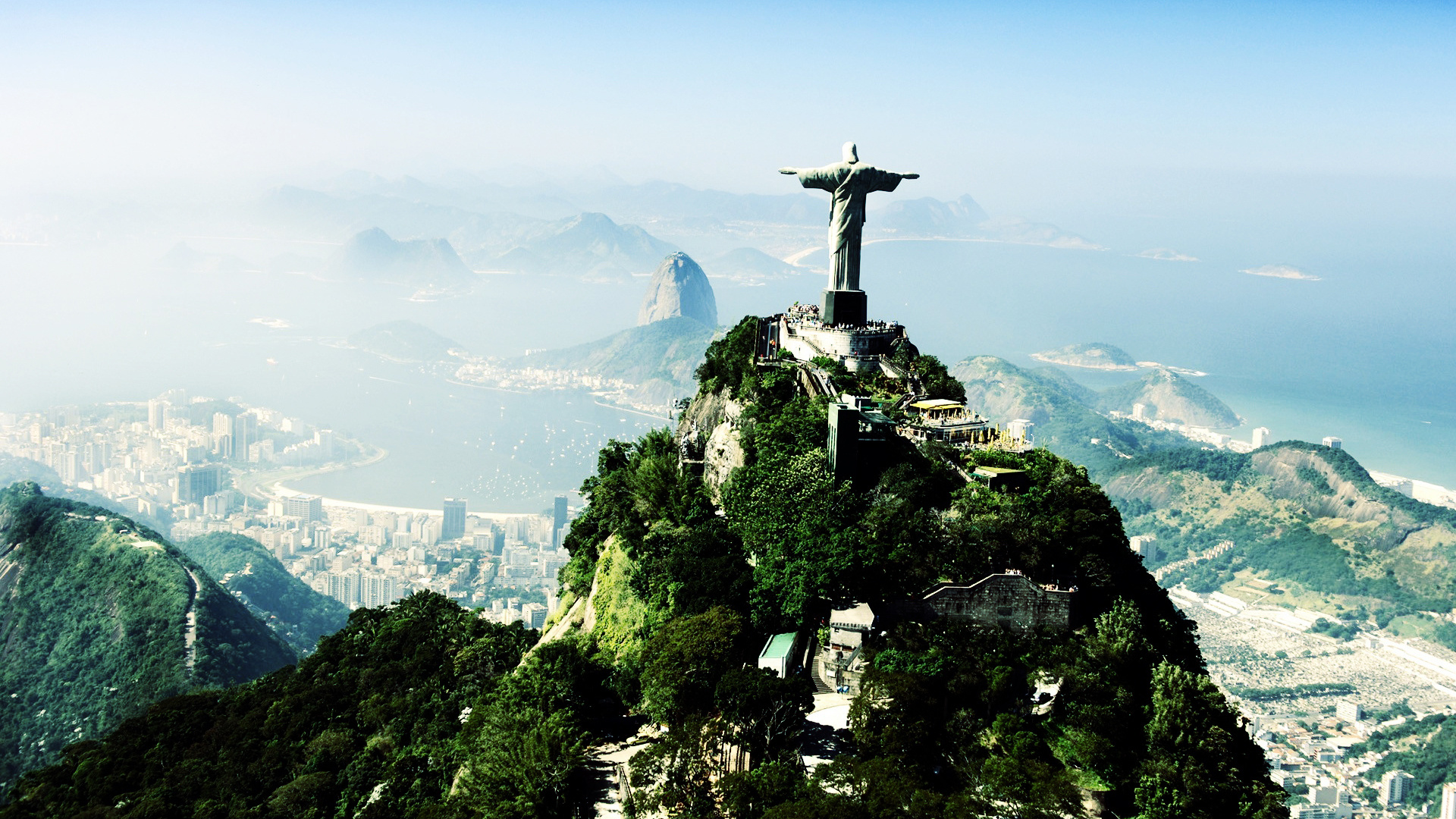 Christ the Redeemer, HD wallpaper, Desktop background, Brazilian icon, 1920x1080 Full HD Desktop