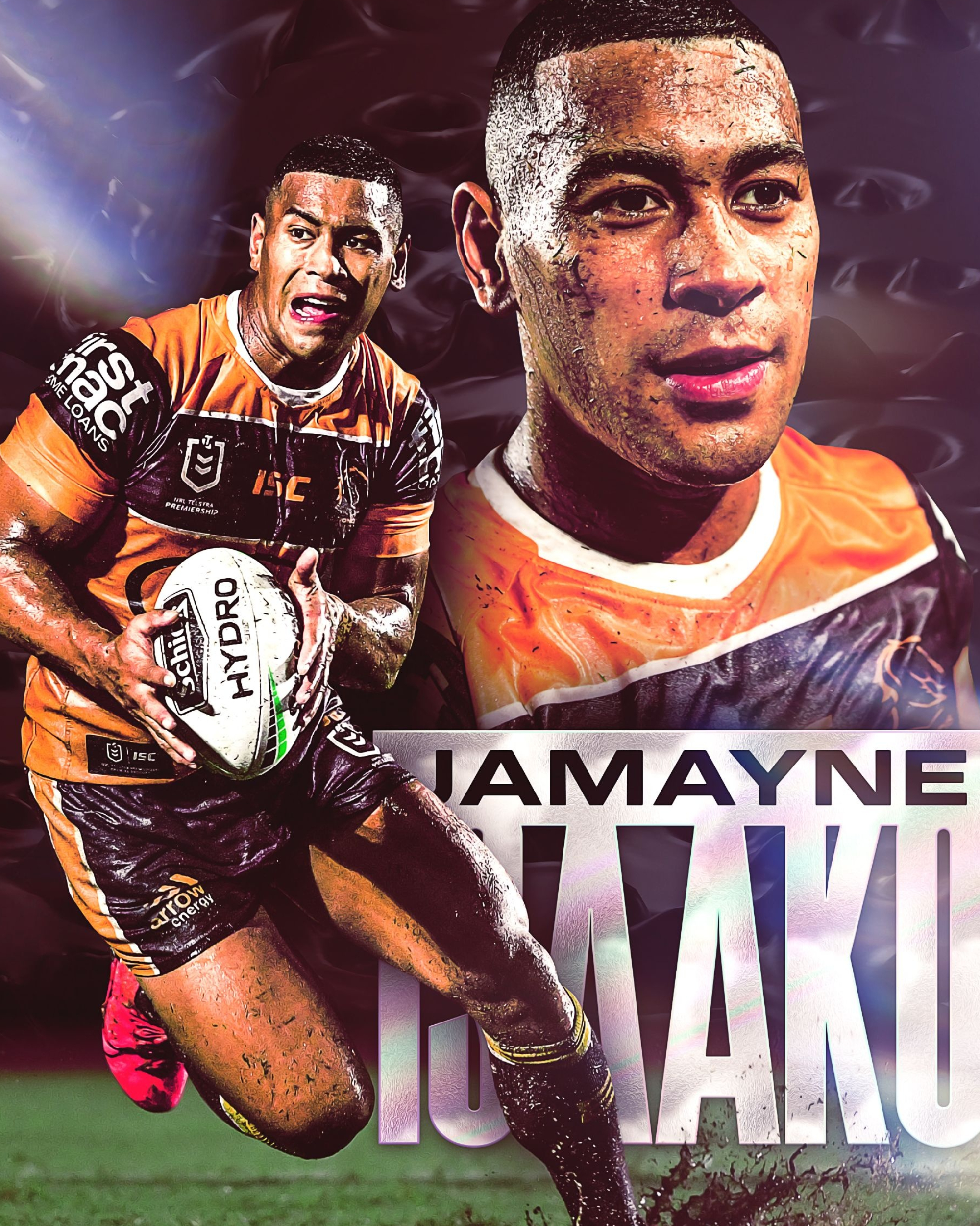 Jamayne Isaako, Rugby League Wallpaper, 2000x2500 HD Phone