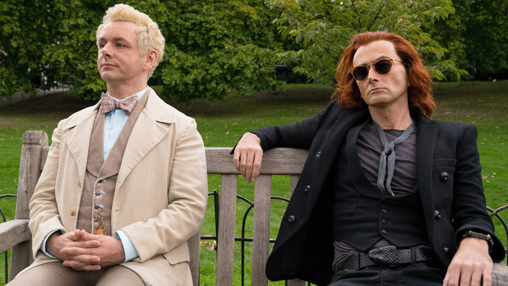 Good Omens series, Season 2 announced, Tennant and Sheen return, Exciting news, 1920x1080 Full HD Desktop