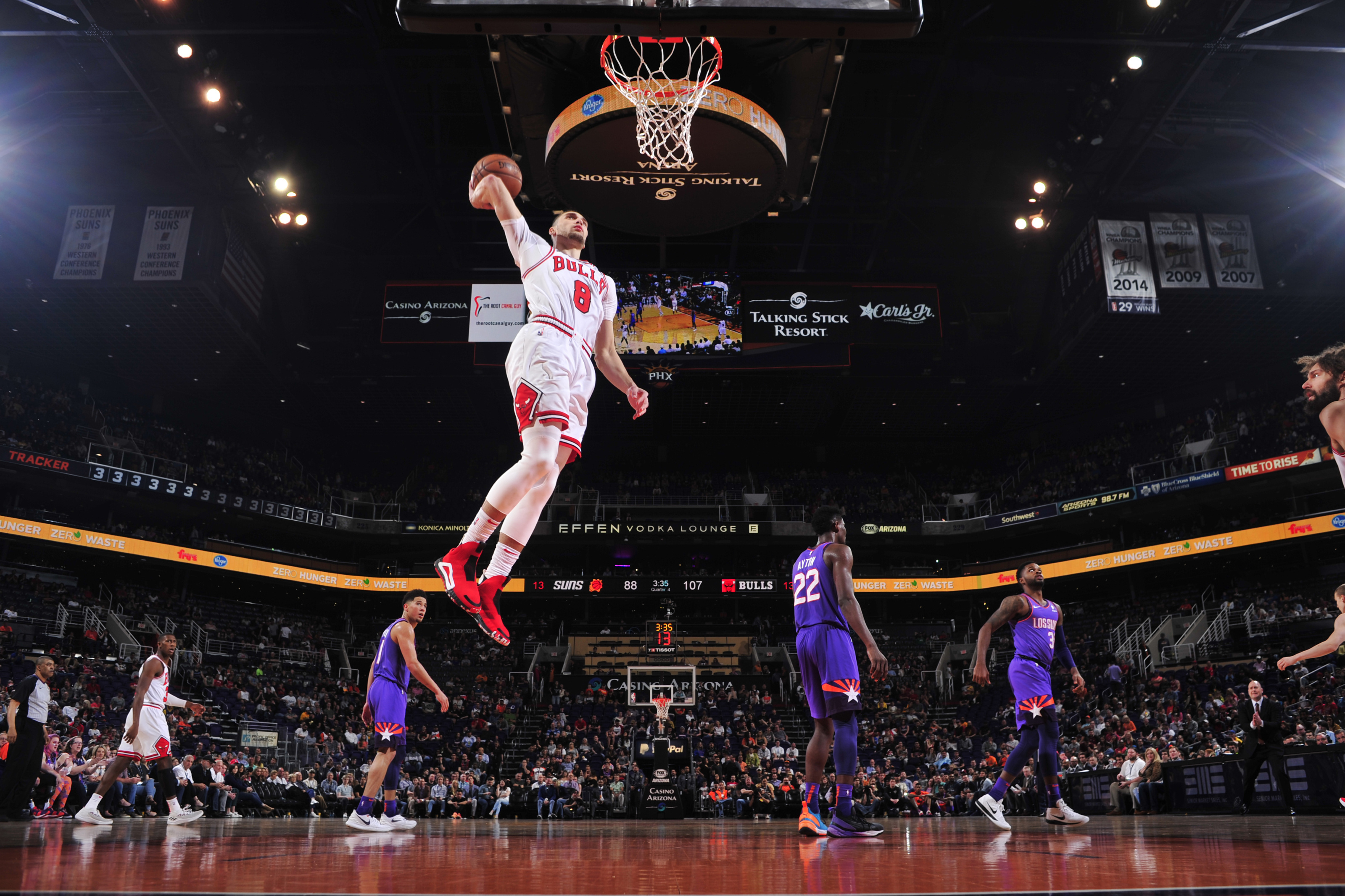 Talking Stick Resort Arena, Zach LaVine Wallpaper, 3200x2140 HD Desktop