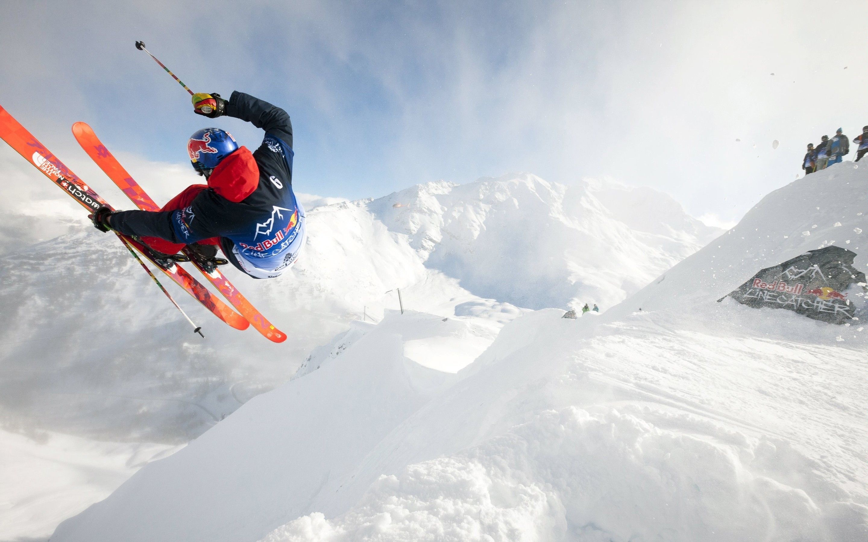 Red Bull Linecatcher, Skiing Wallpaper, 2880x1800 HD Desktop