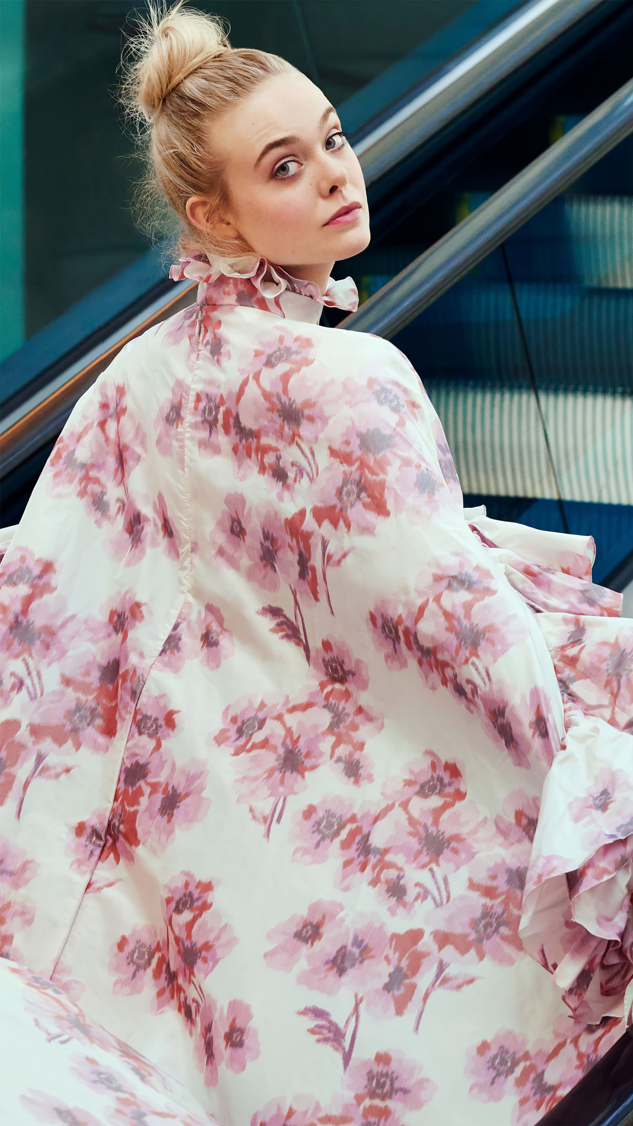 Elle Fanning, InStyle Magazine 2019, Sony Xperia X, 4k wallpapers, 2160x3840 4K Phone