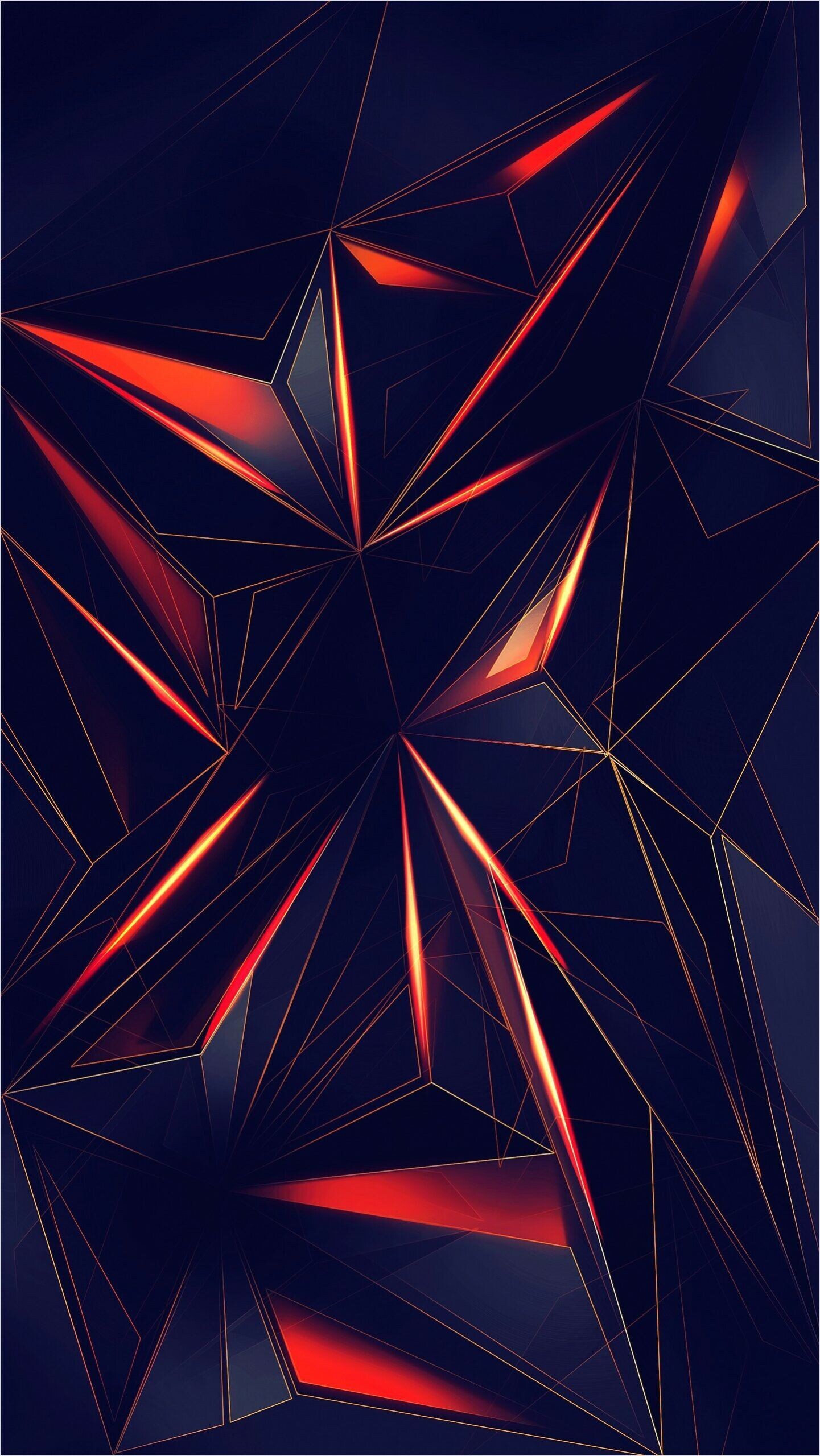 Geometric wallpapers, Abstract design, Sharp lines, Artistic arrangements, 1450x2560 HD Phone