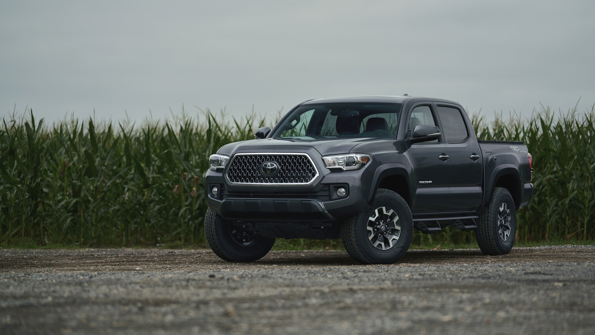 Toyota Tacoma, HD, Car, Black, 2050x1160 HD Desktop