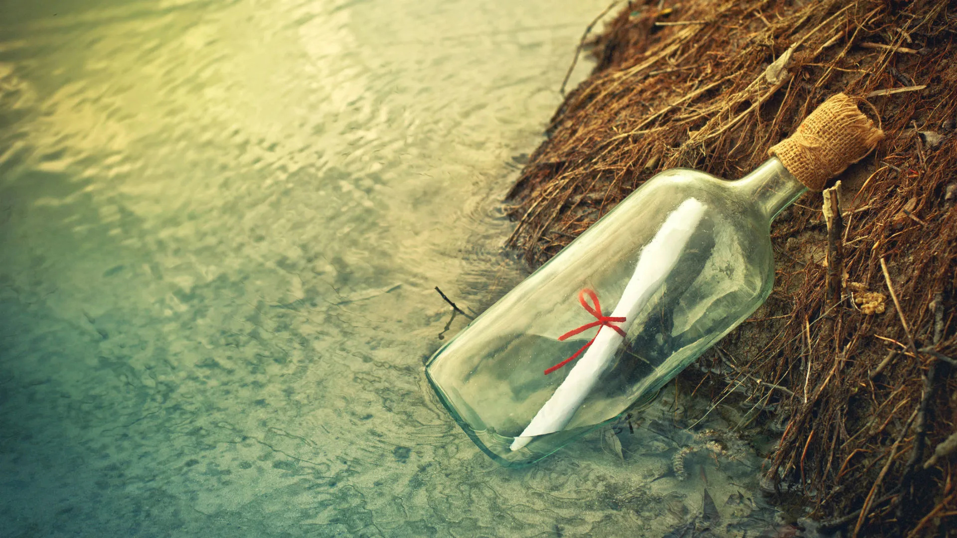 Message in a Bottle, Teen discovery, Fisherman's find, Global connection, 1920x1080 Full HD Desktop