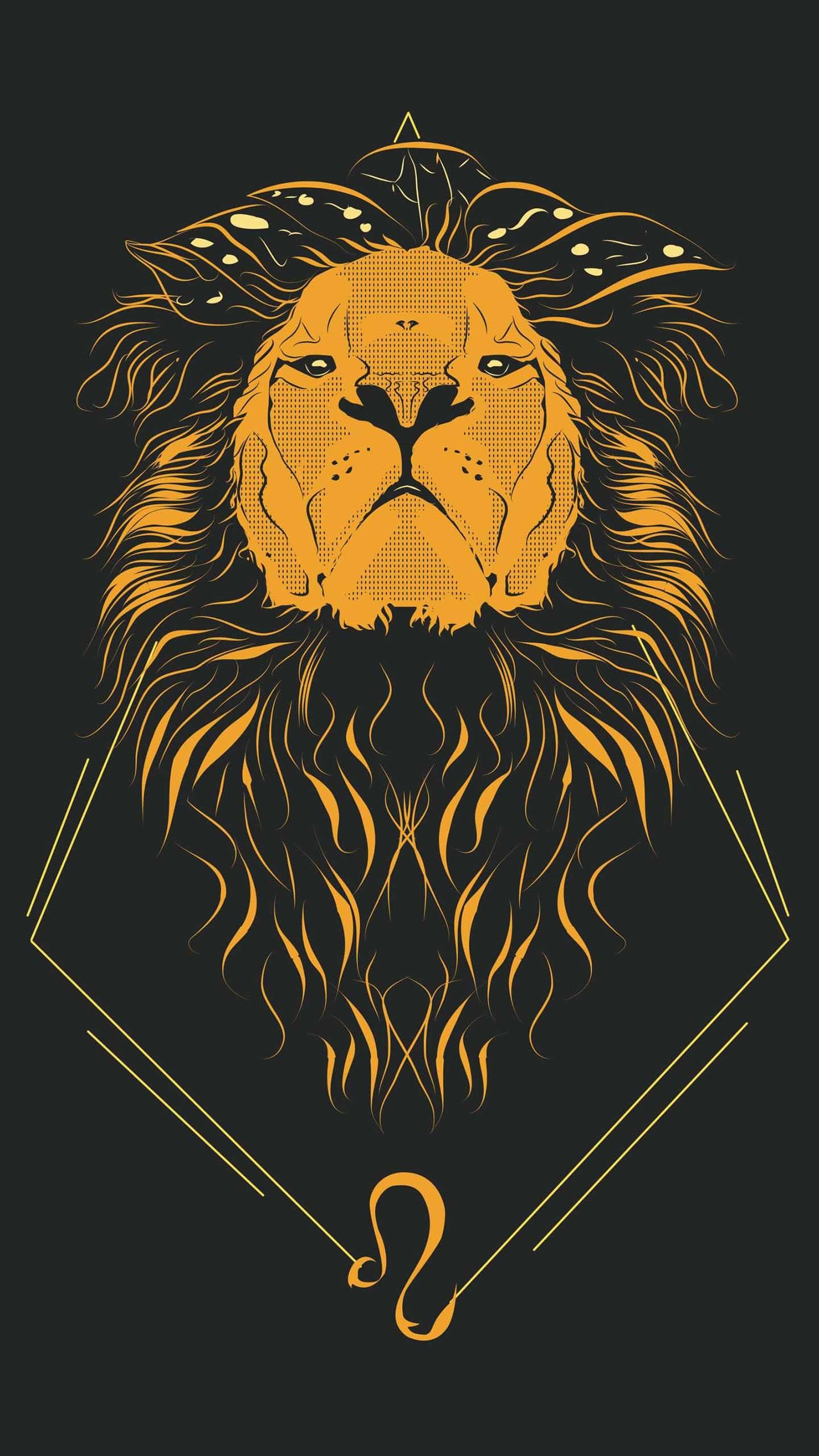 Astrology leo, Zodiac sign, Wallpaper, 1440x2560 HD Phone