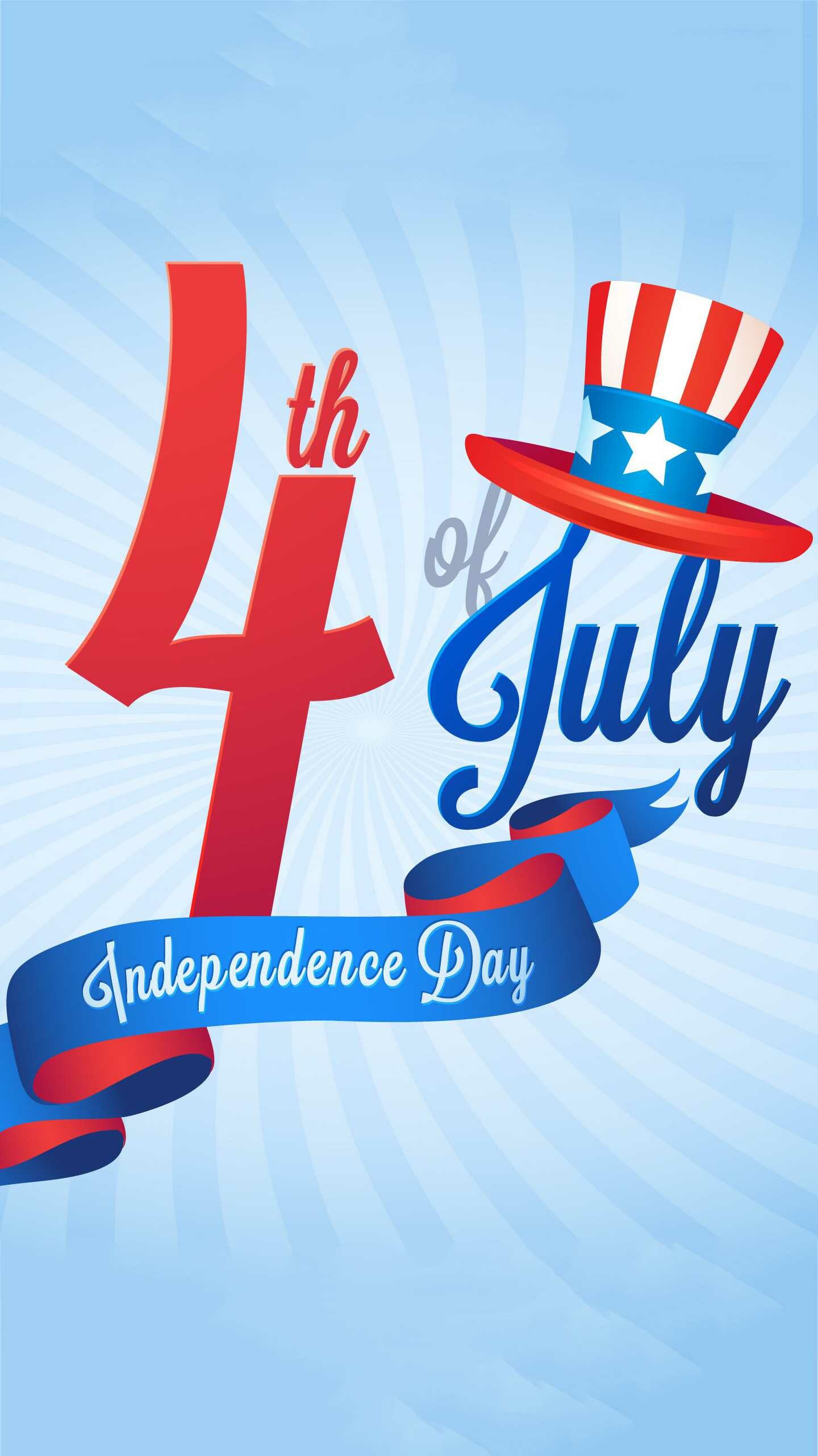 Vibrant holiday wallpaper, 4th of July joy, Celebratory vibes, Aesthetic delight, 1440x2560 HD Phone