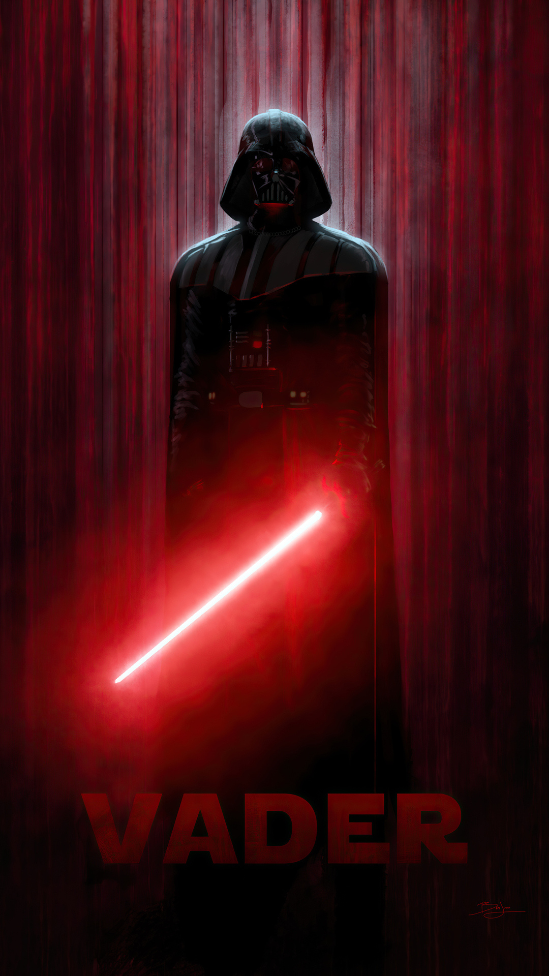 Darth Vader 4K art, iPhone, Pixel XL, Star Wars, 1080x1920 Full HD Phone